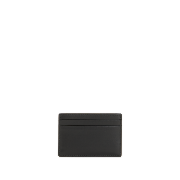 Furla Leather Card Holder In Black