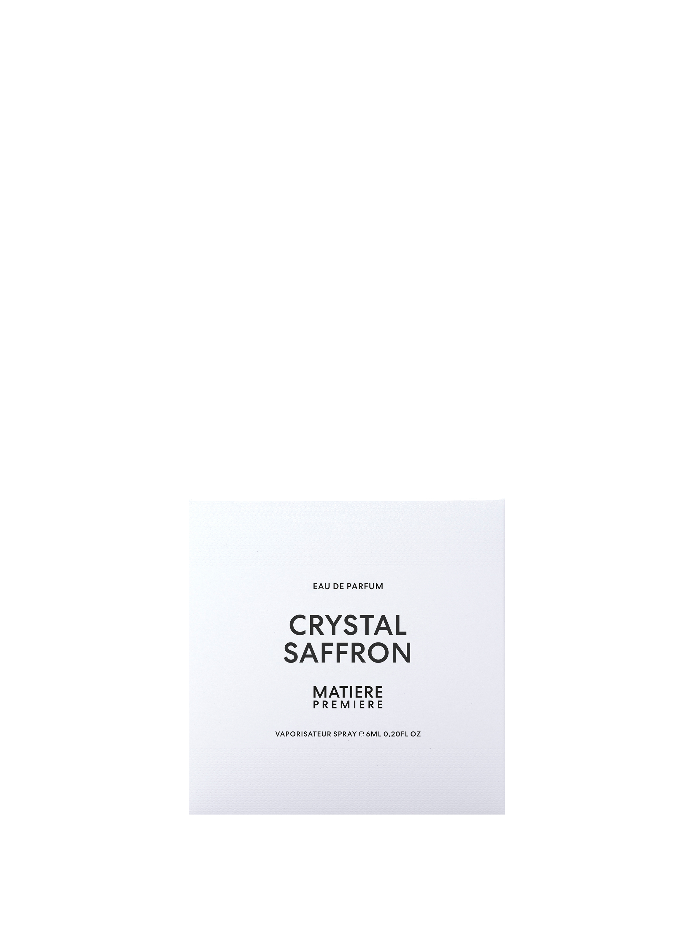 Crystal Saffron Nano - Eau de Parfum MATIERE PREMIERE No color
