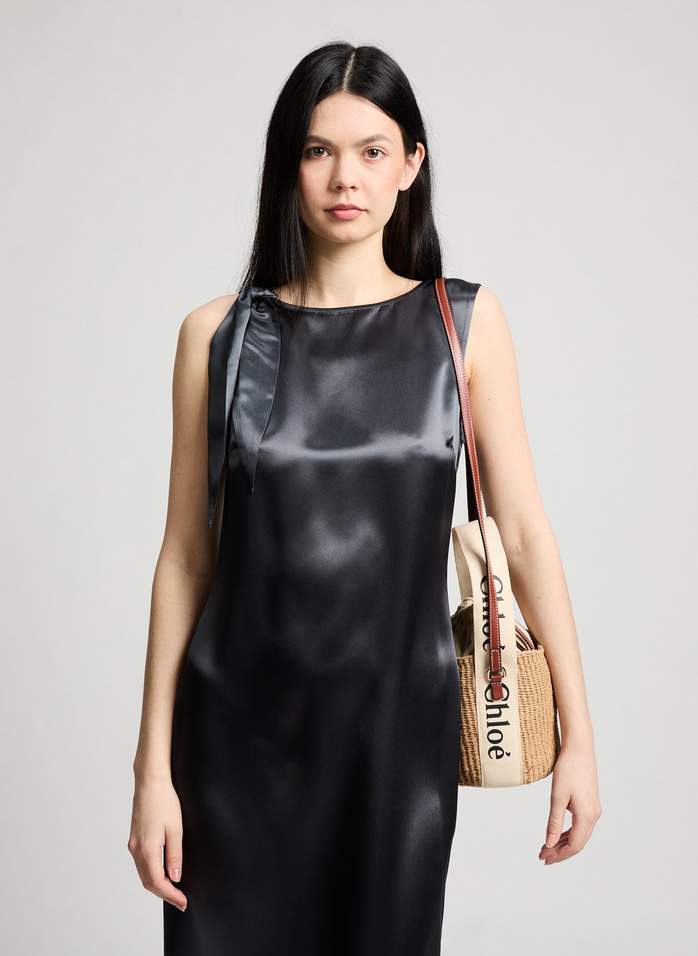 Emma leather shoulder bag  CHLOÉ White