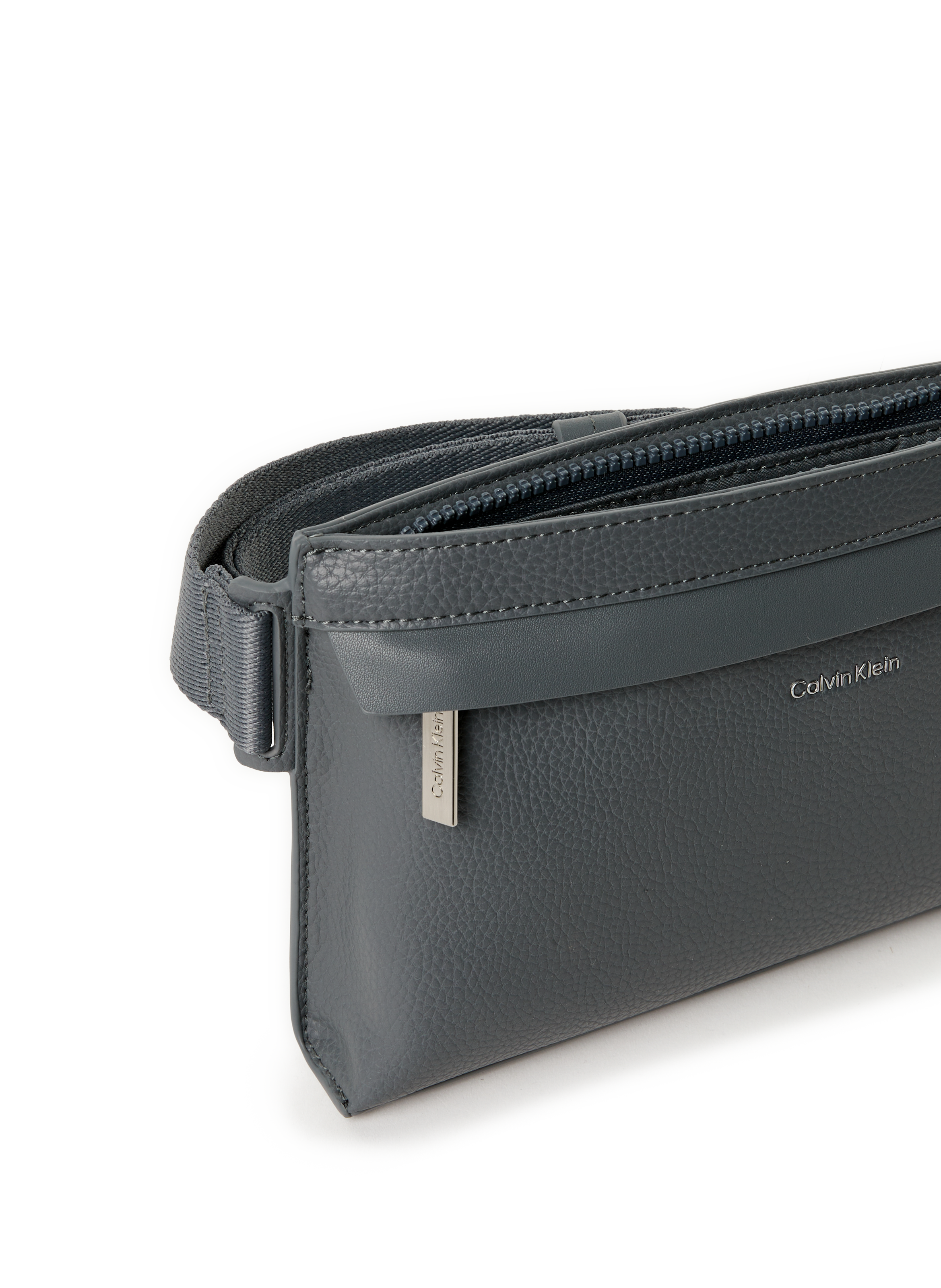 Sac bananane effet cuir  CALVIN KLEIN Gris