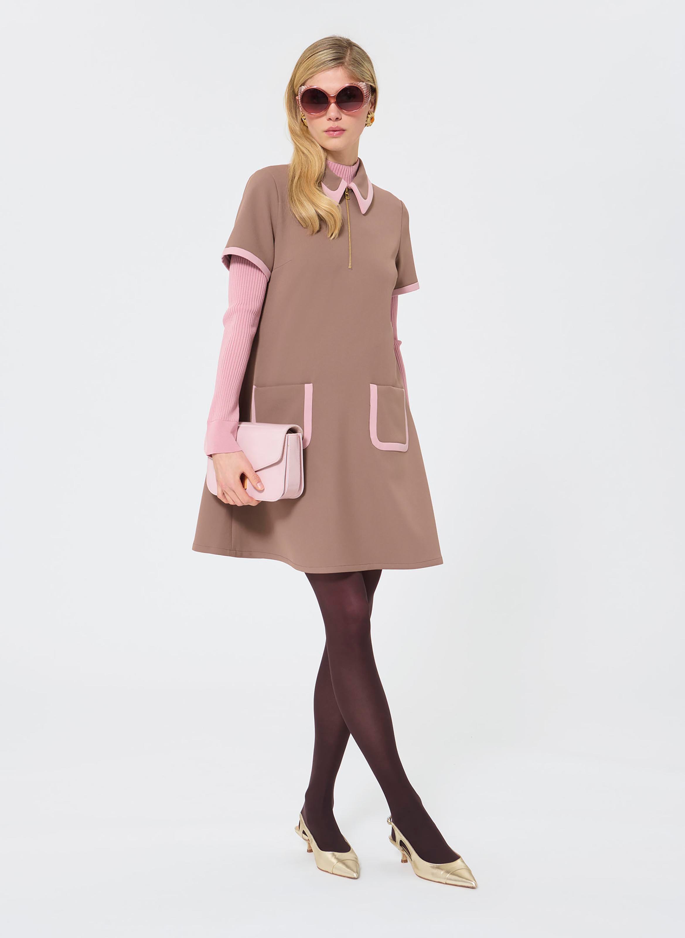 Robe rubina TARA JARMON Marron