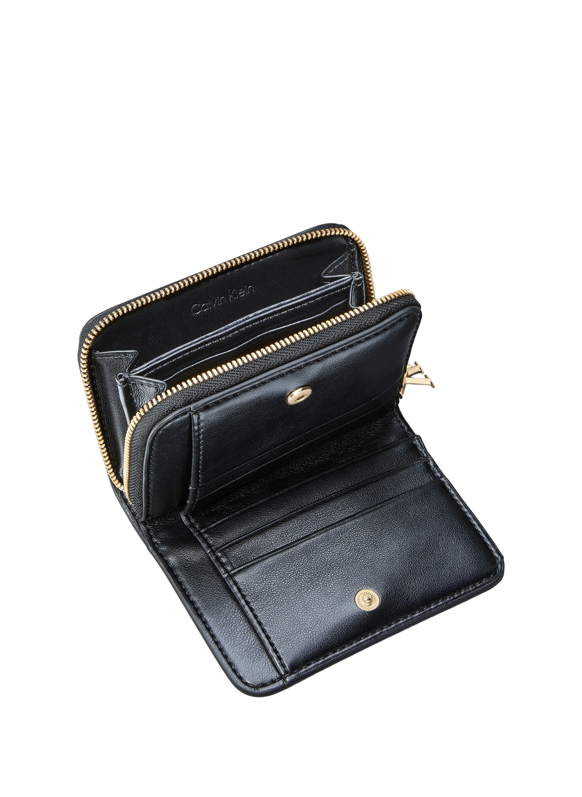 Portefeuille en cuir   CALVIN KLEIN Noir