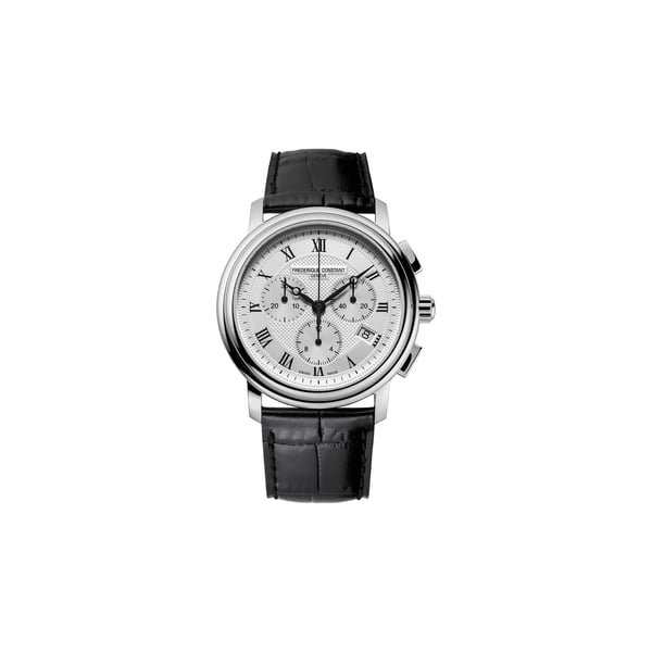 Montre Quartz Chronograph à bracelet en cuir Montre Quartz Chronograph à bracelet en cuir