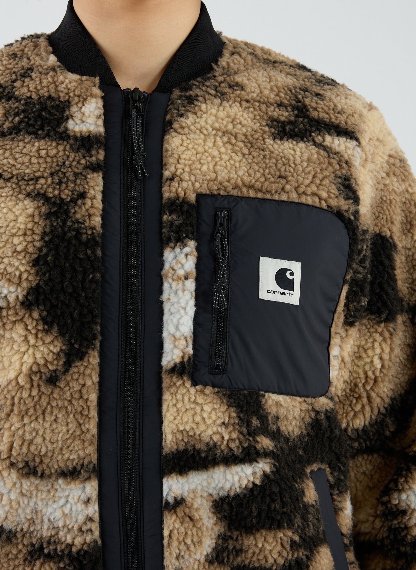 Veste shearling zippée CARHARTT WIP Multicolore