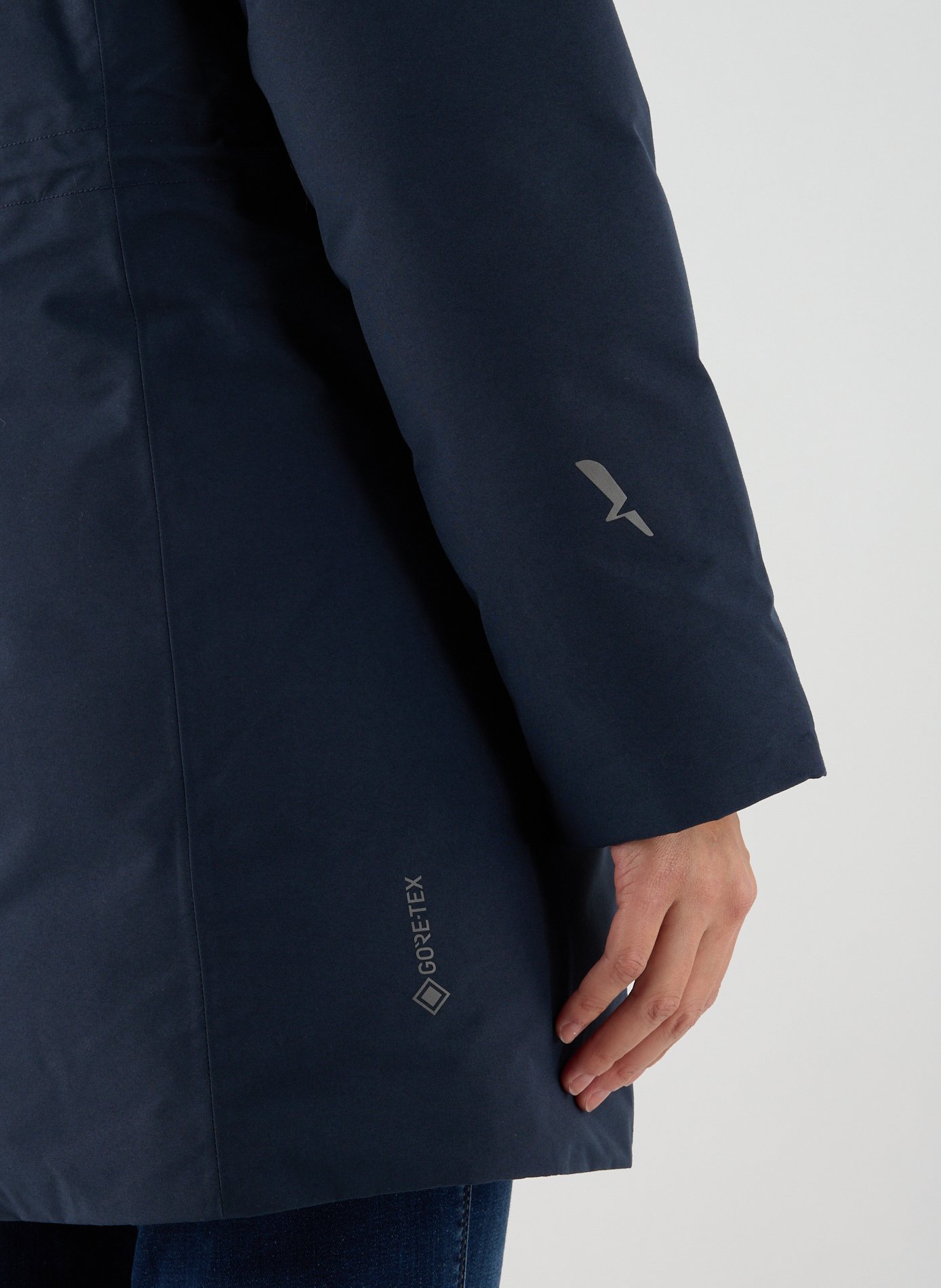 Parka duvet ajustée GORE-TEX AIGLE Bleu