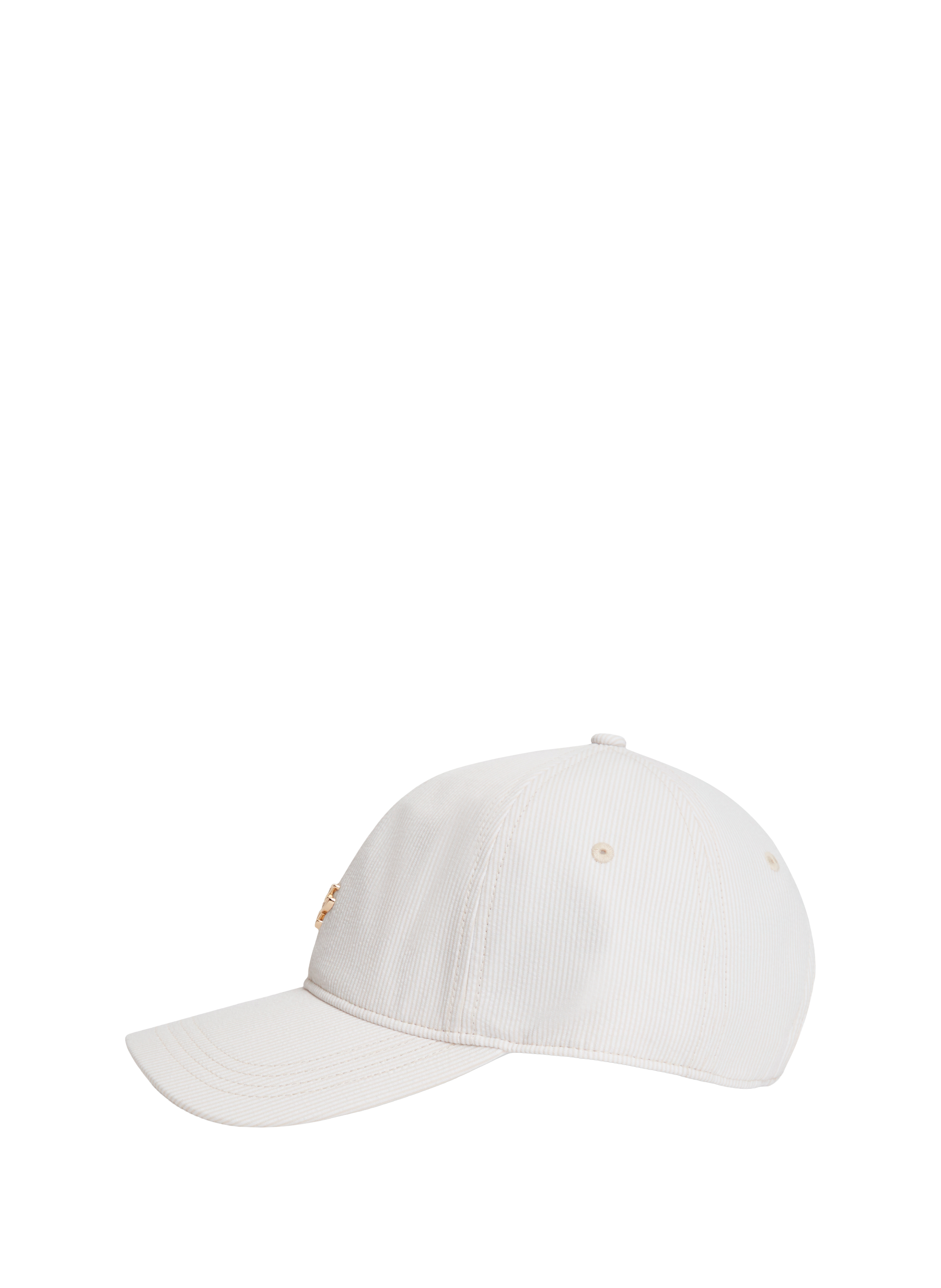 Casquette brodée en coton TOMMY HILFIGER Beige