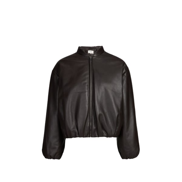 Bombers Ahod en cuir court avec effet bouffant Bombers Ahod en cuir court avec effet bouffant