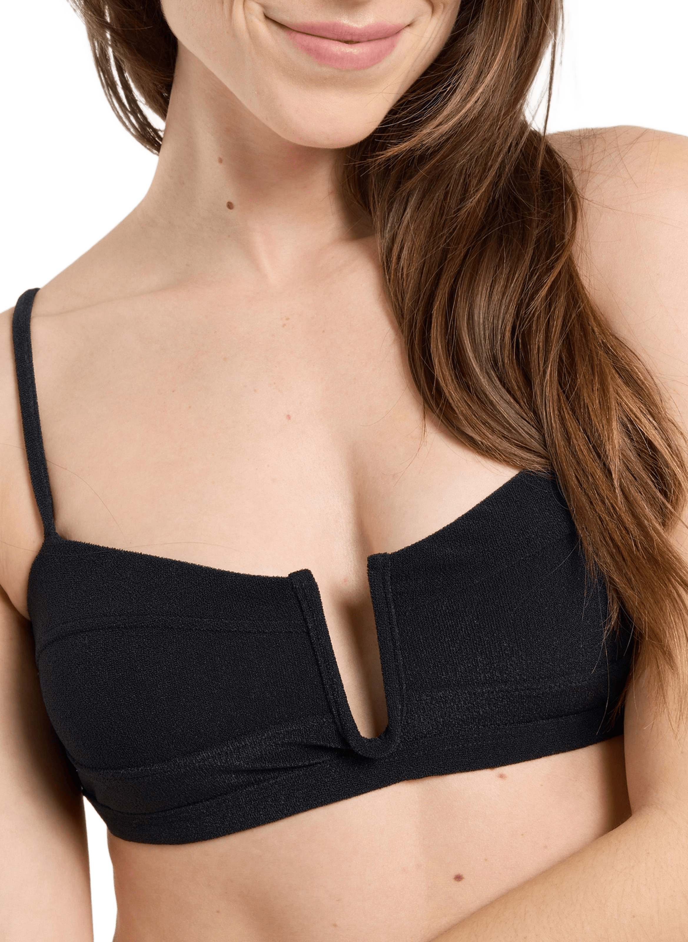 Brooke bikini top Black