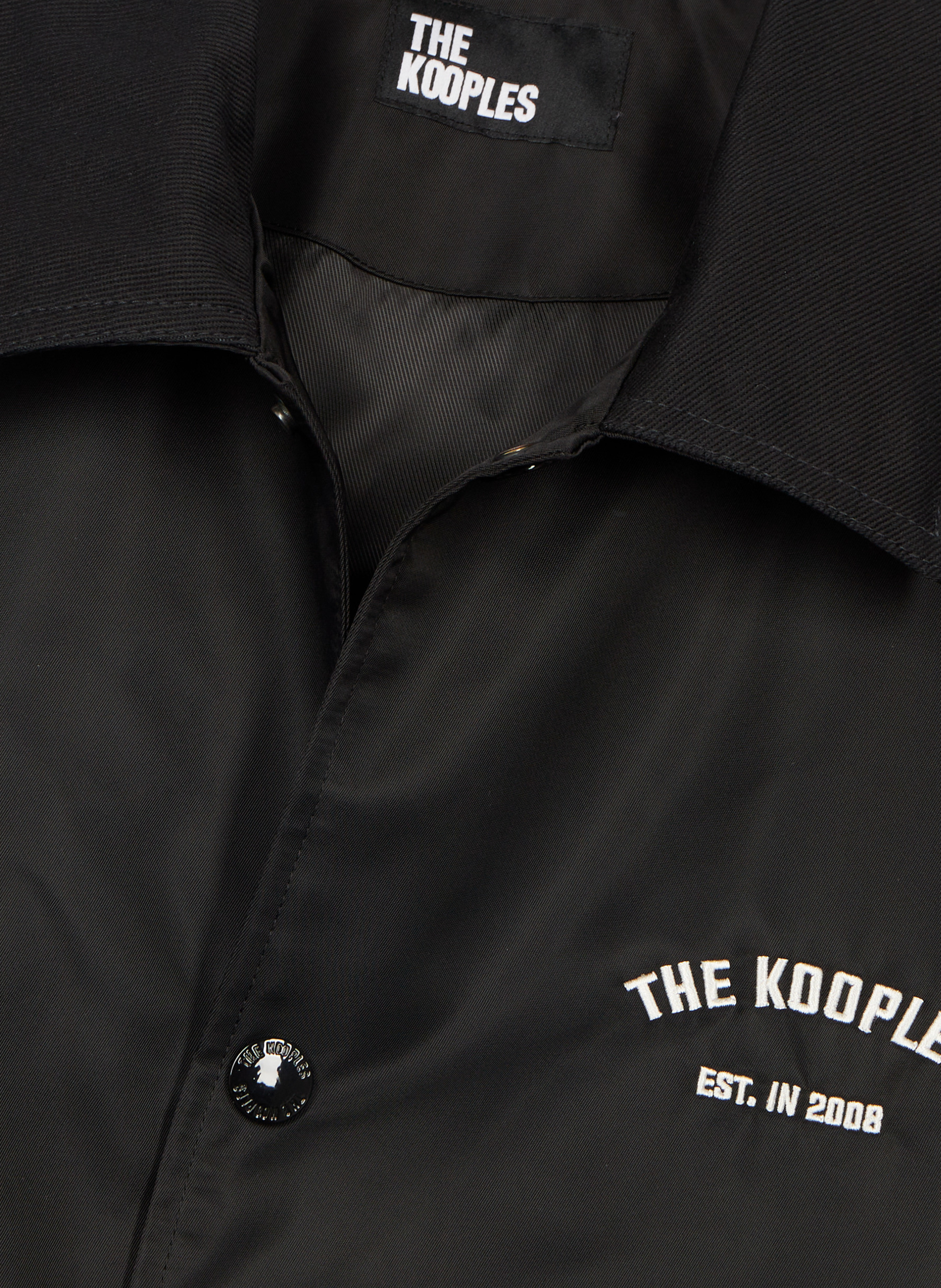 Blouson avec broderie dos THE KOOPLES Noir