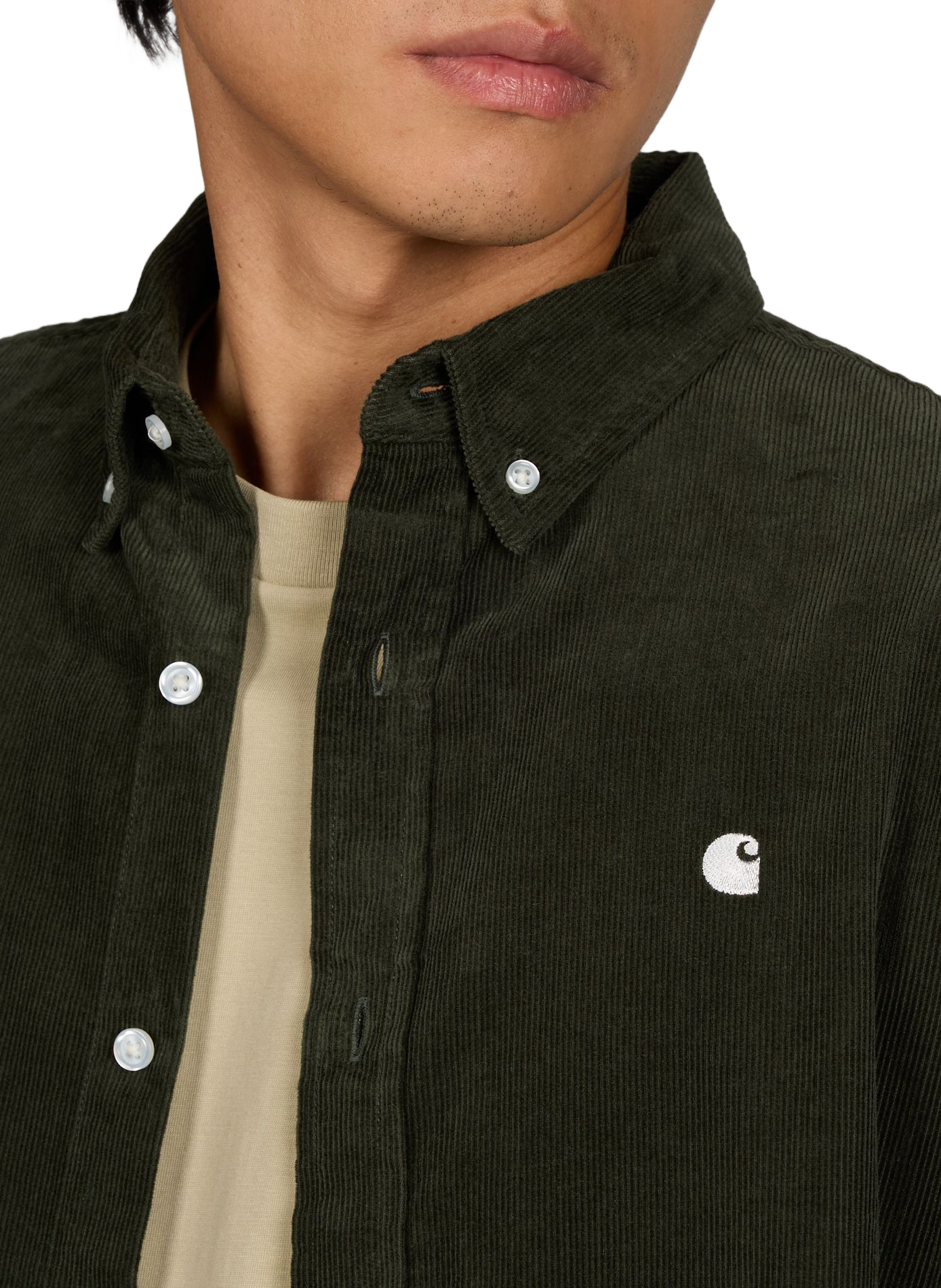 Camisa recta de pana CARHARTT WIP Verde