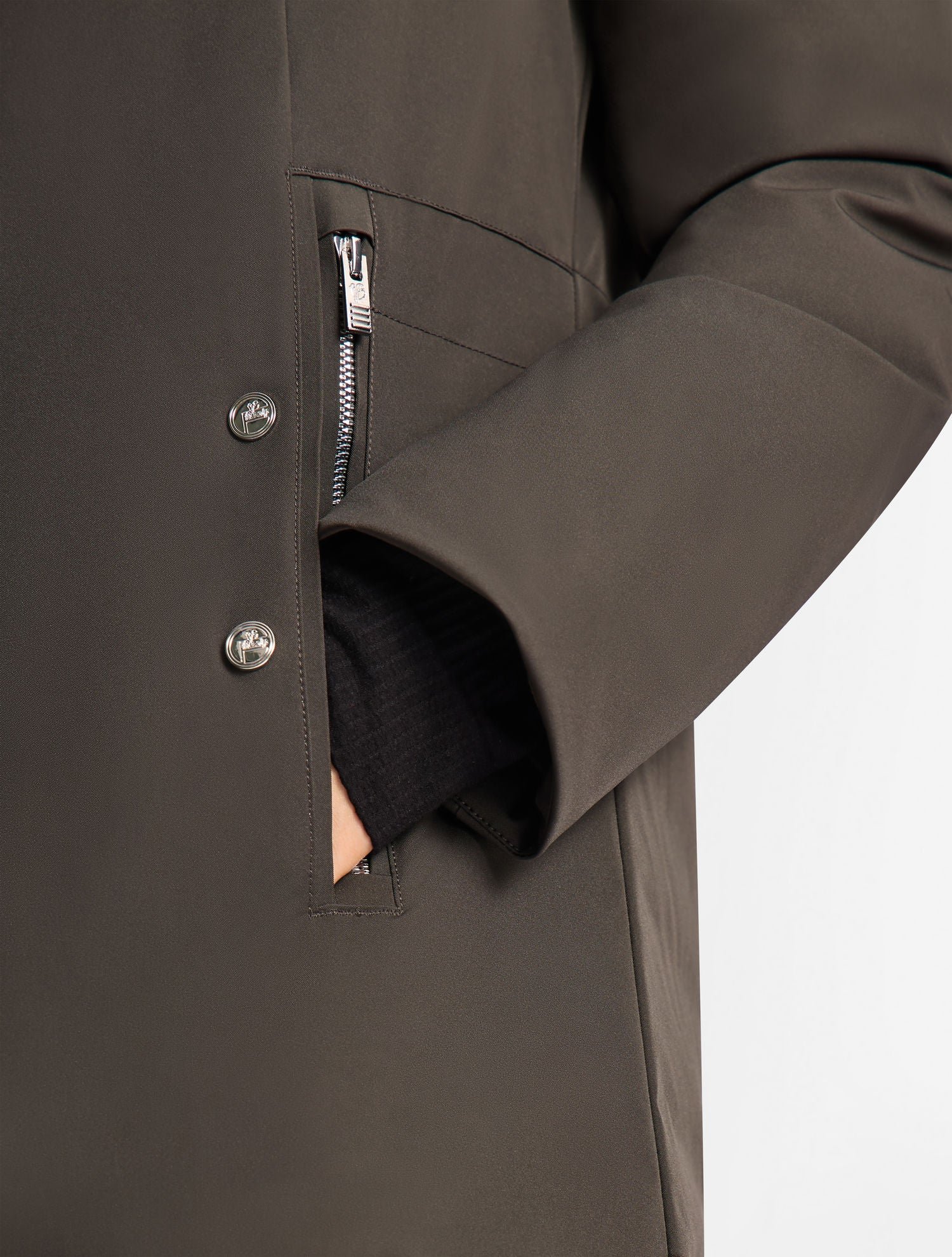 Manteau misha col montant coupe regular FUSALP Bleu