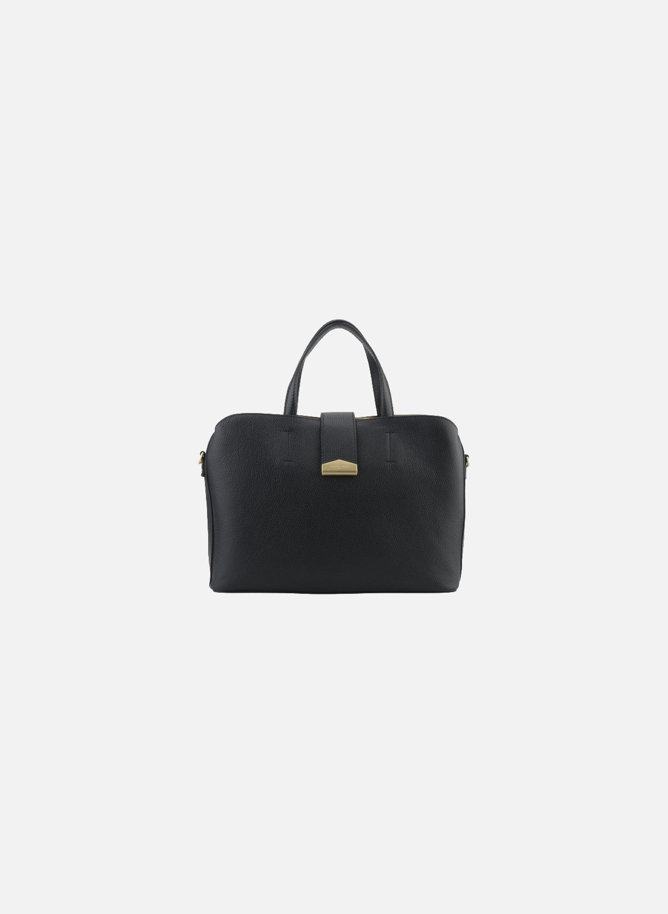 Cavalcade | sac à main mm en cuir de vachette POURCHET Noir