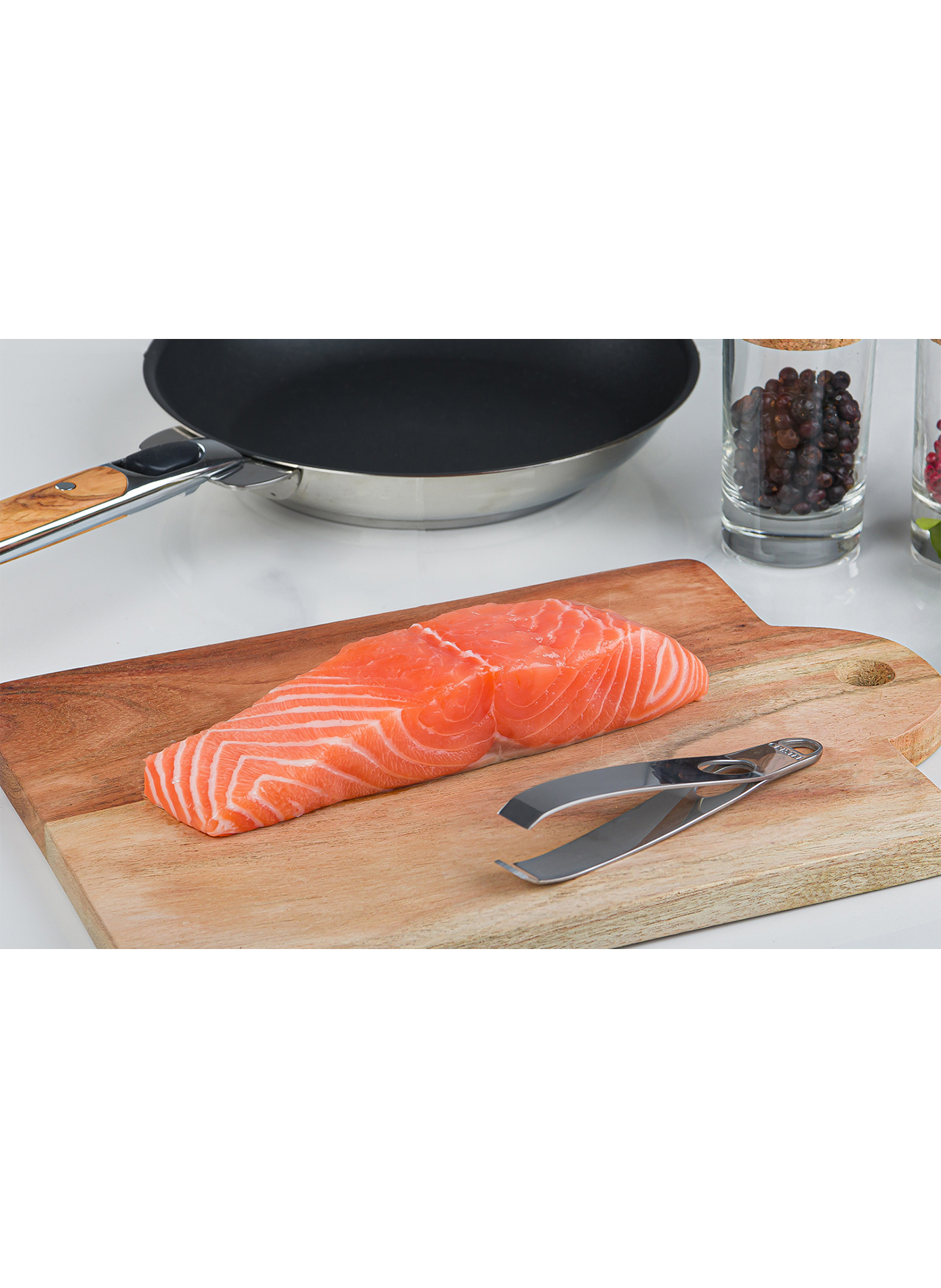 Pince à arêtes de poisson Poc en inox CRISTEL Gris