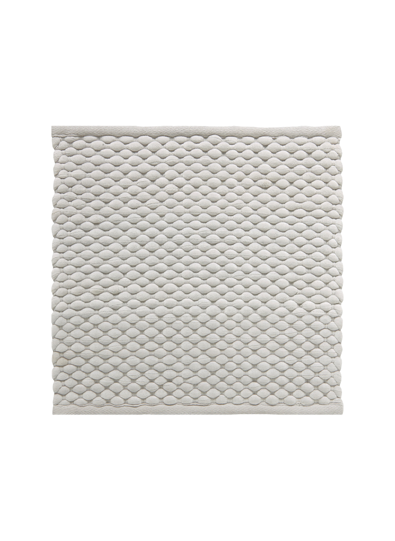 Alfombra de baño Maks de algodón mezclado AQUANOVA Plata