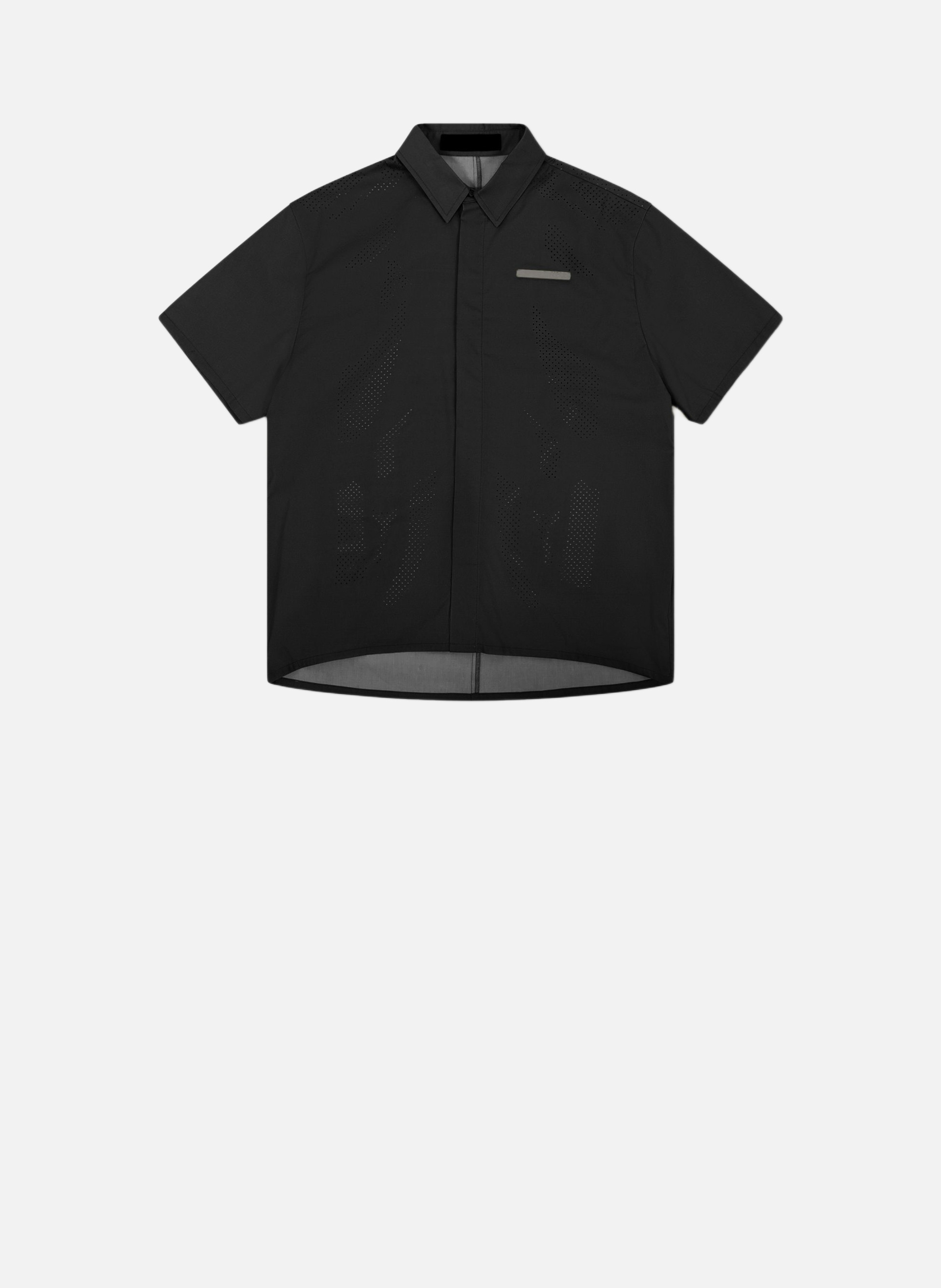 Chemise manches courtes alsoran HELIOT EMIL Noir
