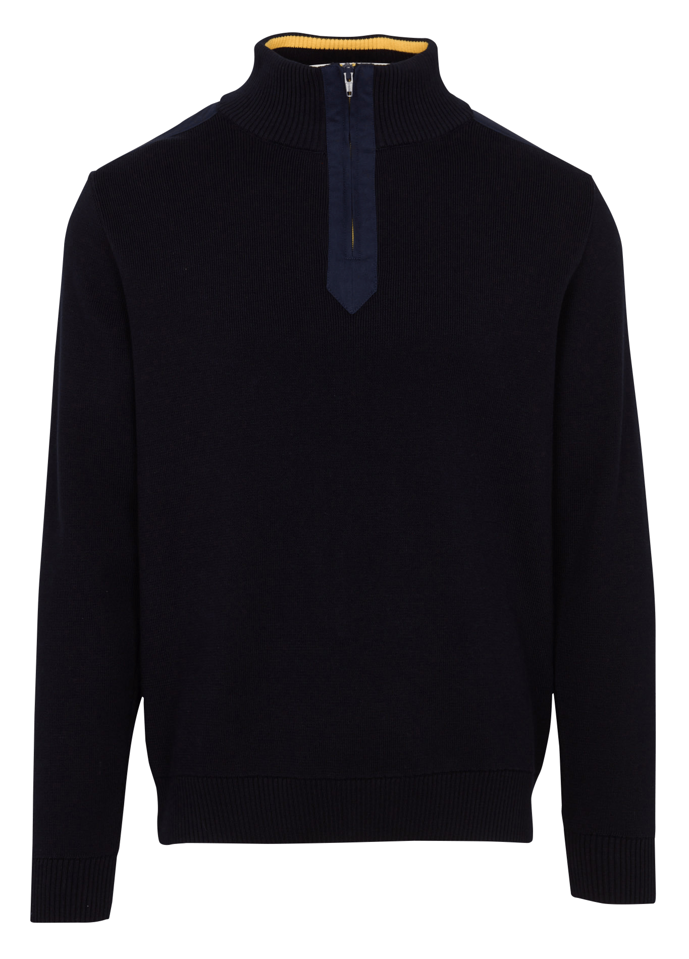 Pull droit col camionneur en coton ARMOR-LUX Bleu