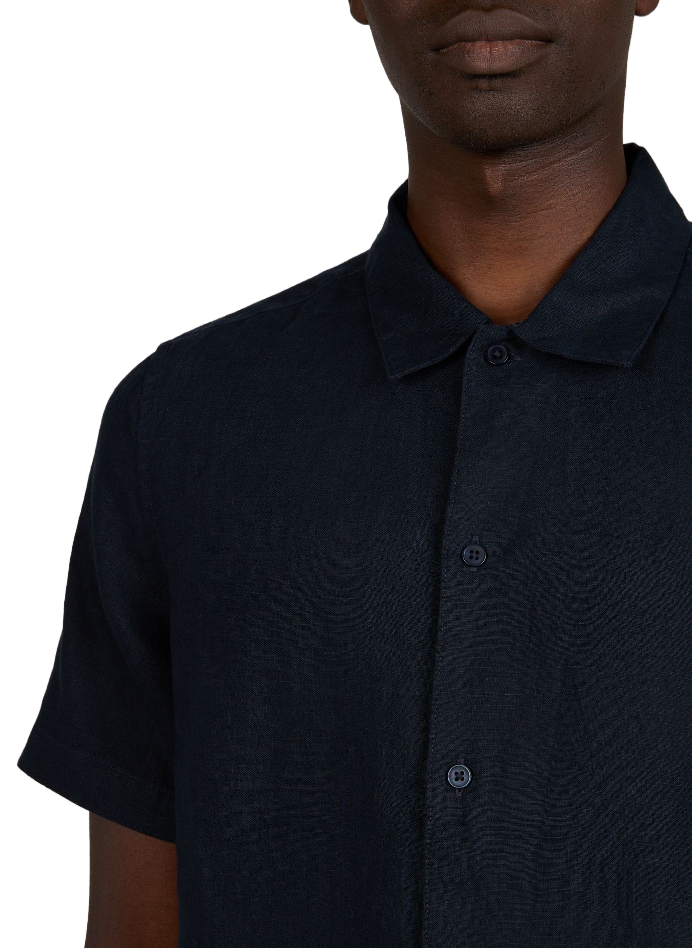 Chemise in linnen SAMSOE SAMSOE Blauw