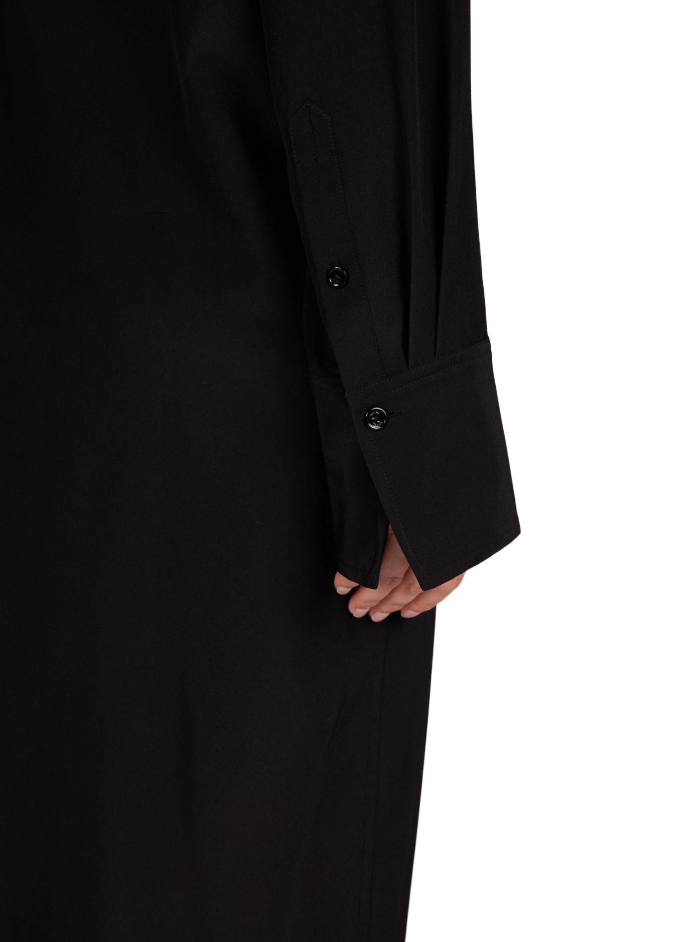 Seidenhemdkleid TOTEME Schwarz