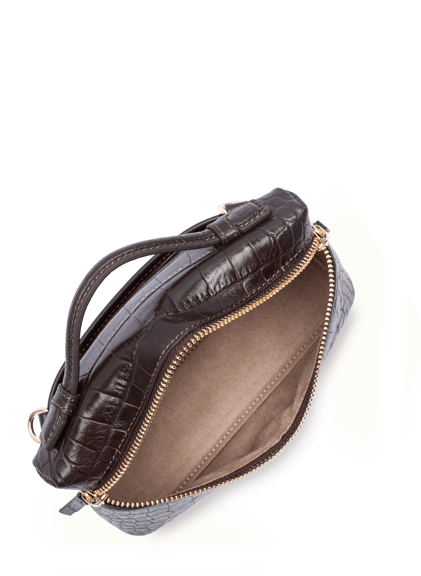 Kleine doosvormige tas - exo LANCASTER Bruin