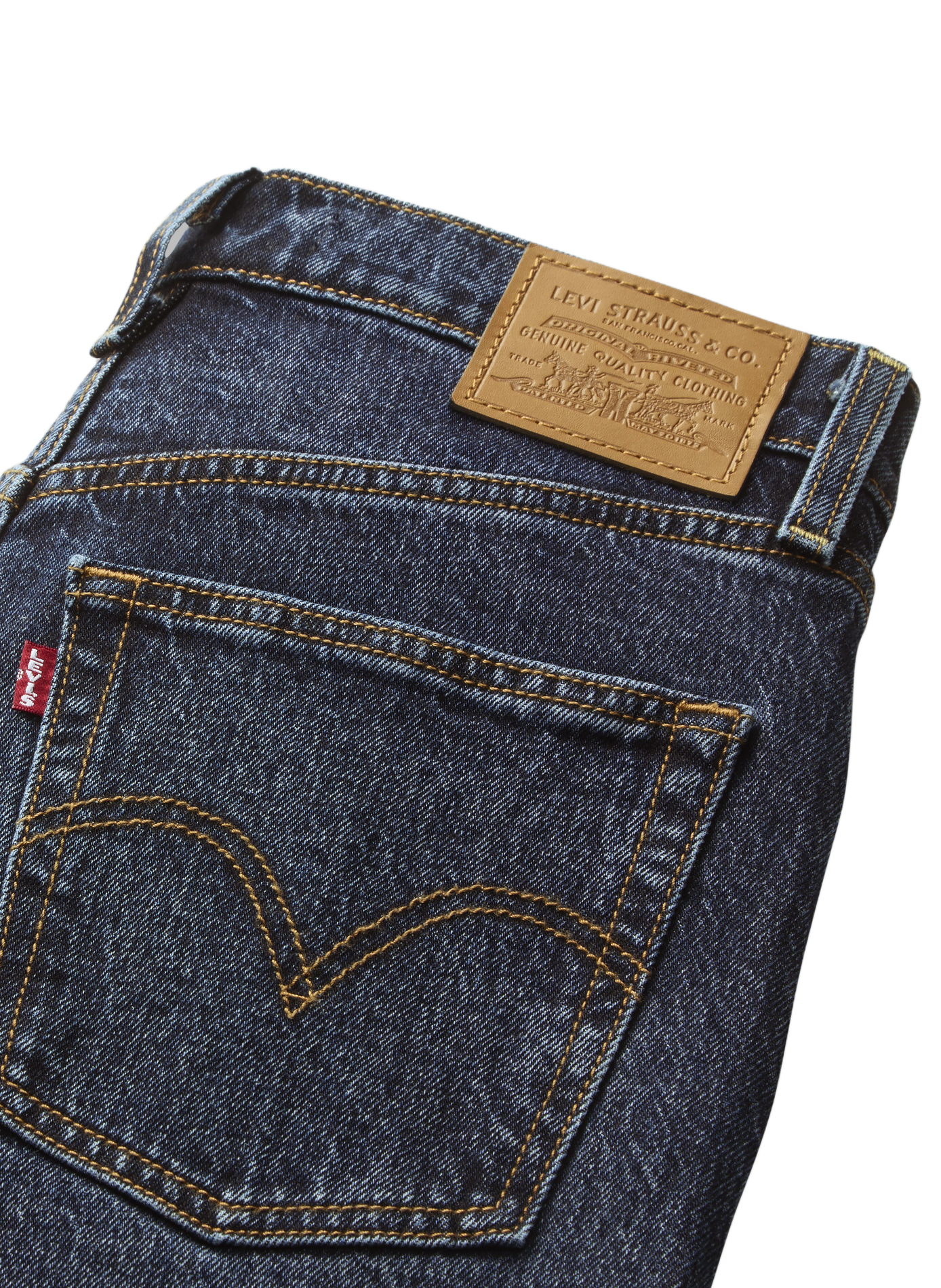 High-waisted bootcut jeans in a cotton blend LEVI'S Blue