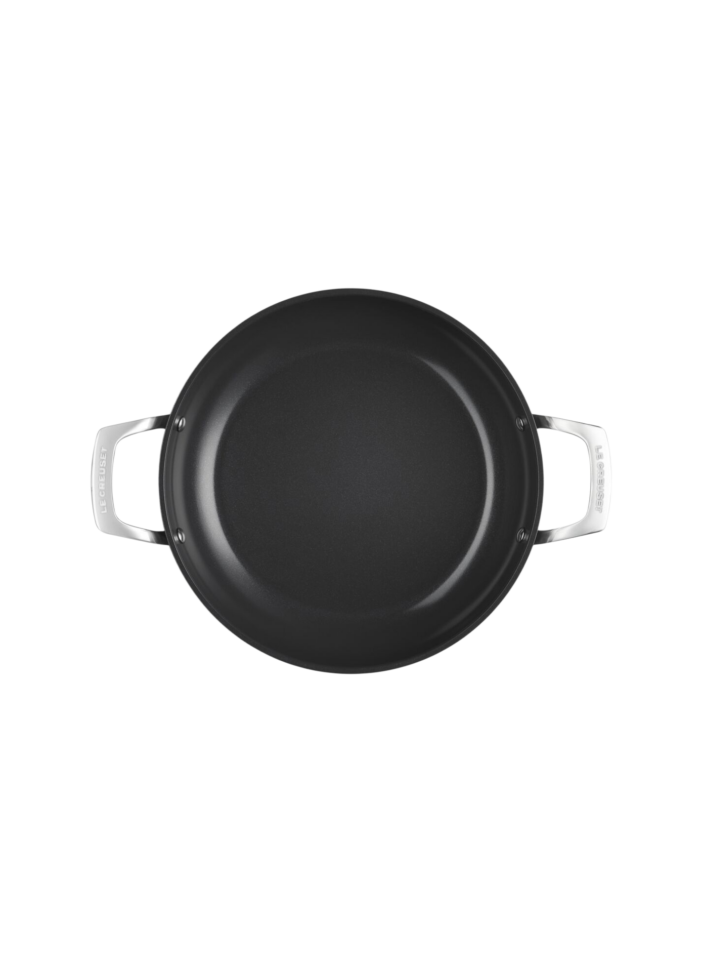 Non-stick Provencal sauté pan with lid Essential LE CREUSET Black