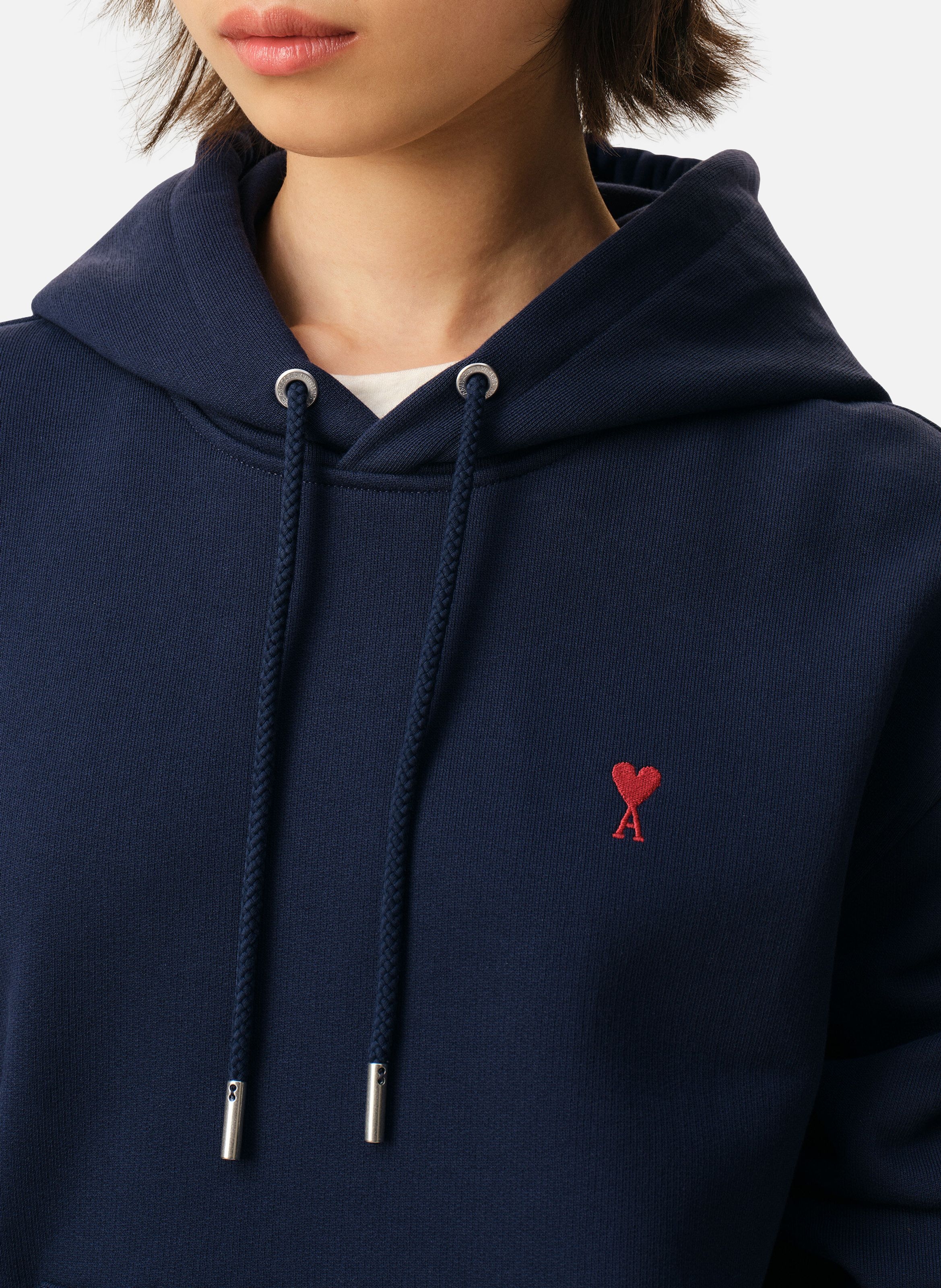 Hoodie ami de coeur rouge unisexe AMI PARIS Bleu