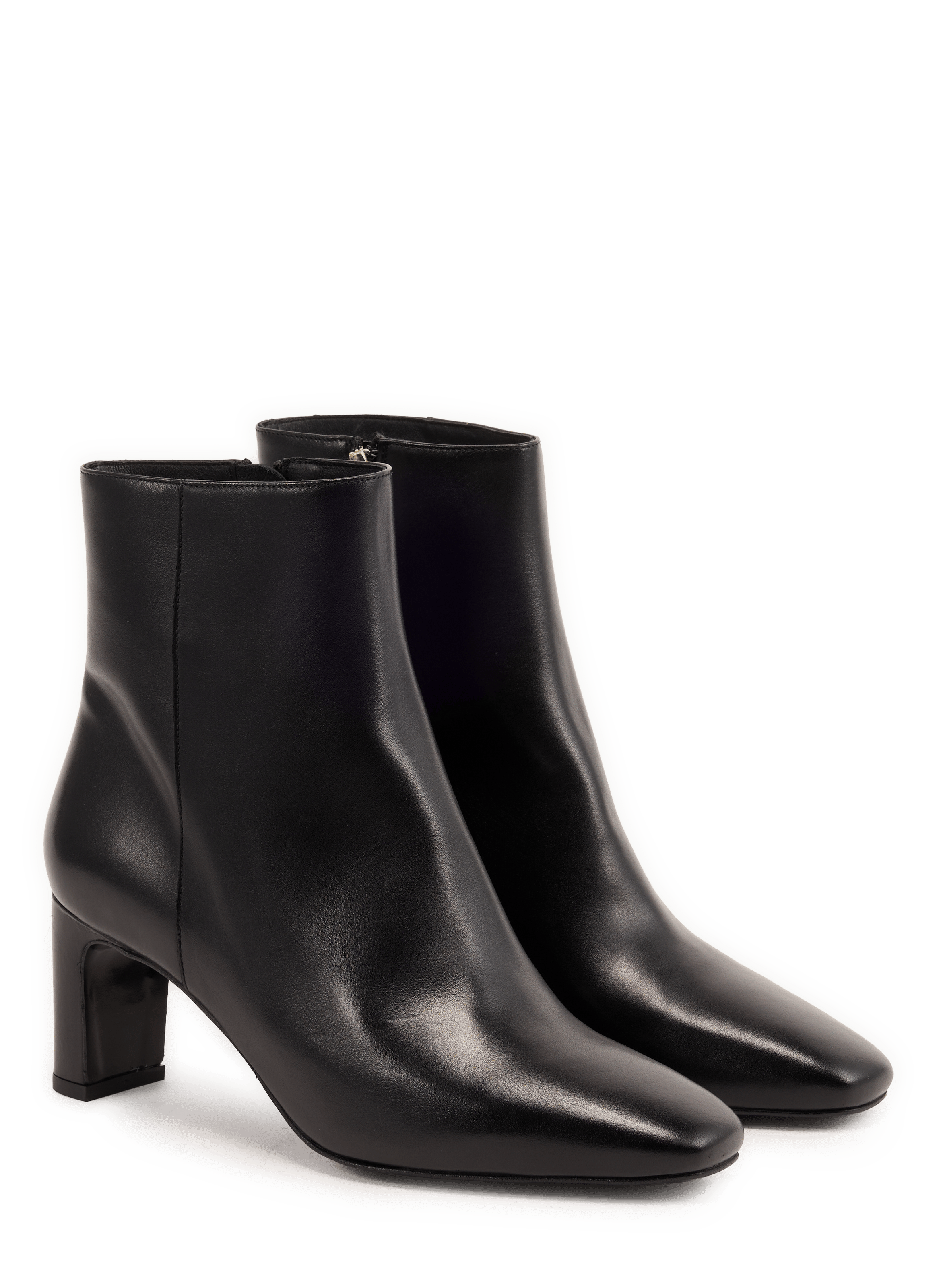 Gia cowhide leather ankle boots SAISON 1865 Black