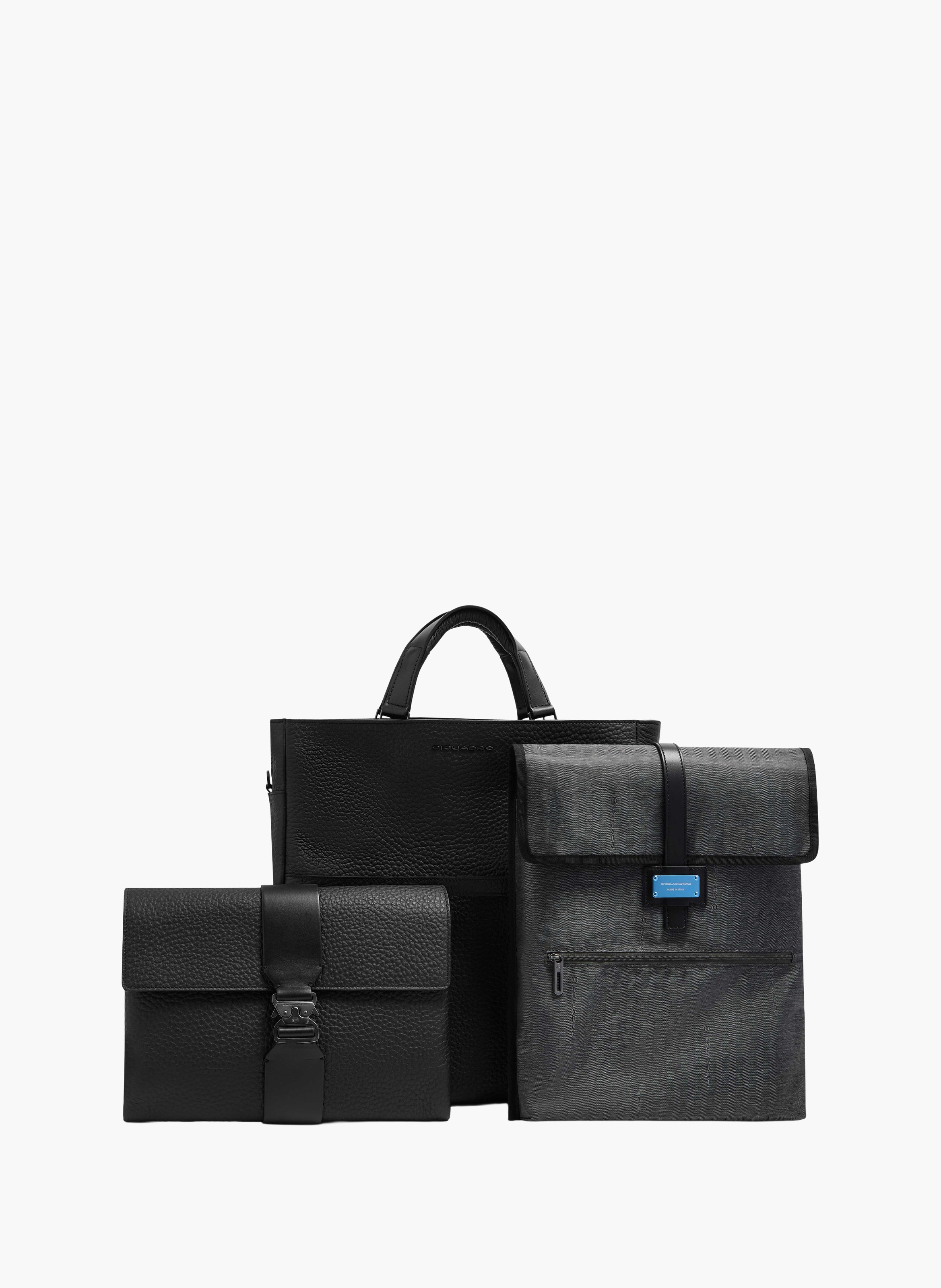 Totebag voor laptop van 15,6 inch PIQUADRO Zwart