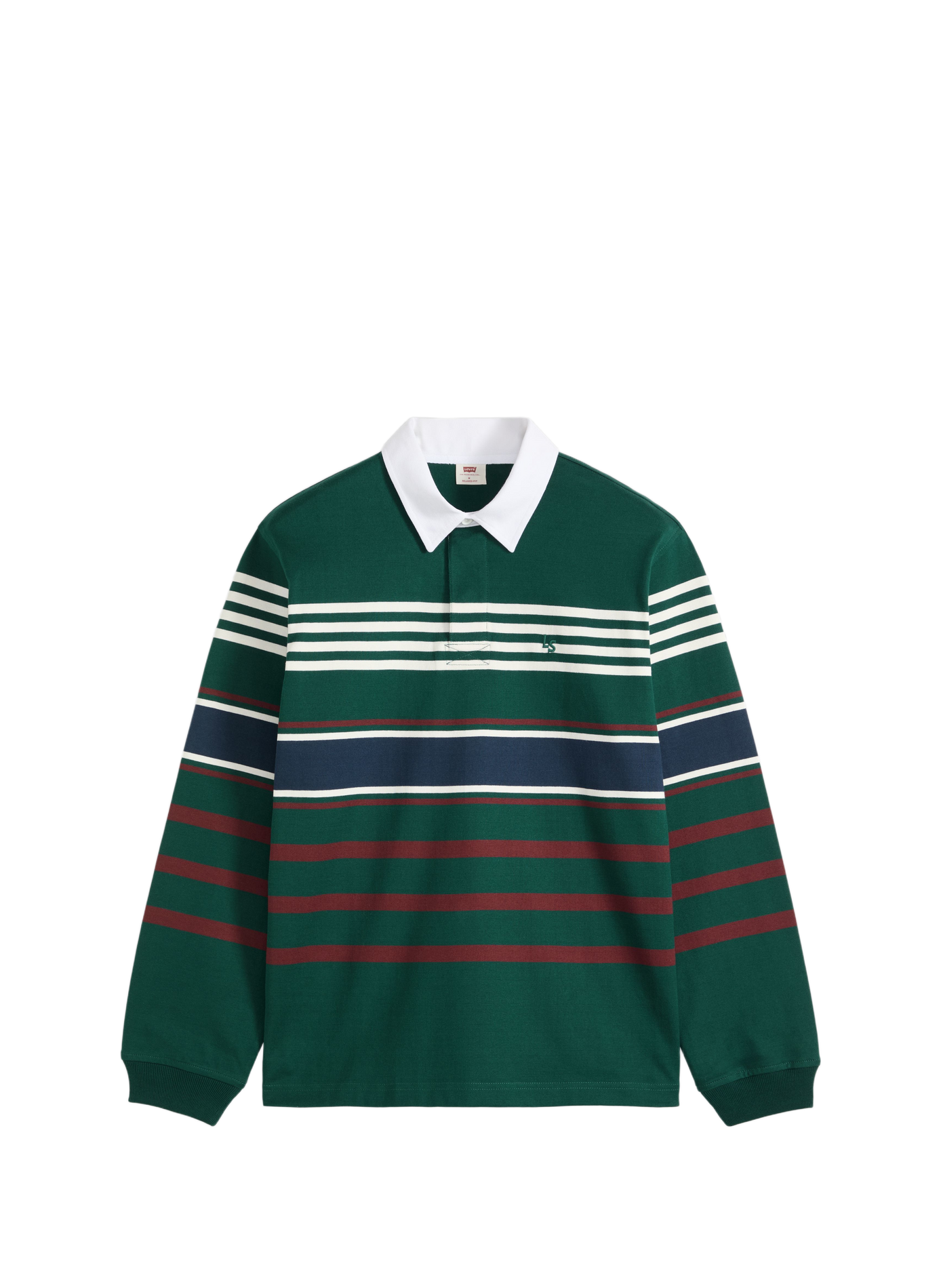 Langarm-Poloshirt aus Baumwolle LEVI'S Grun