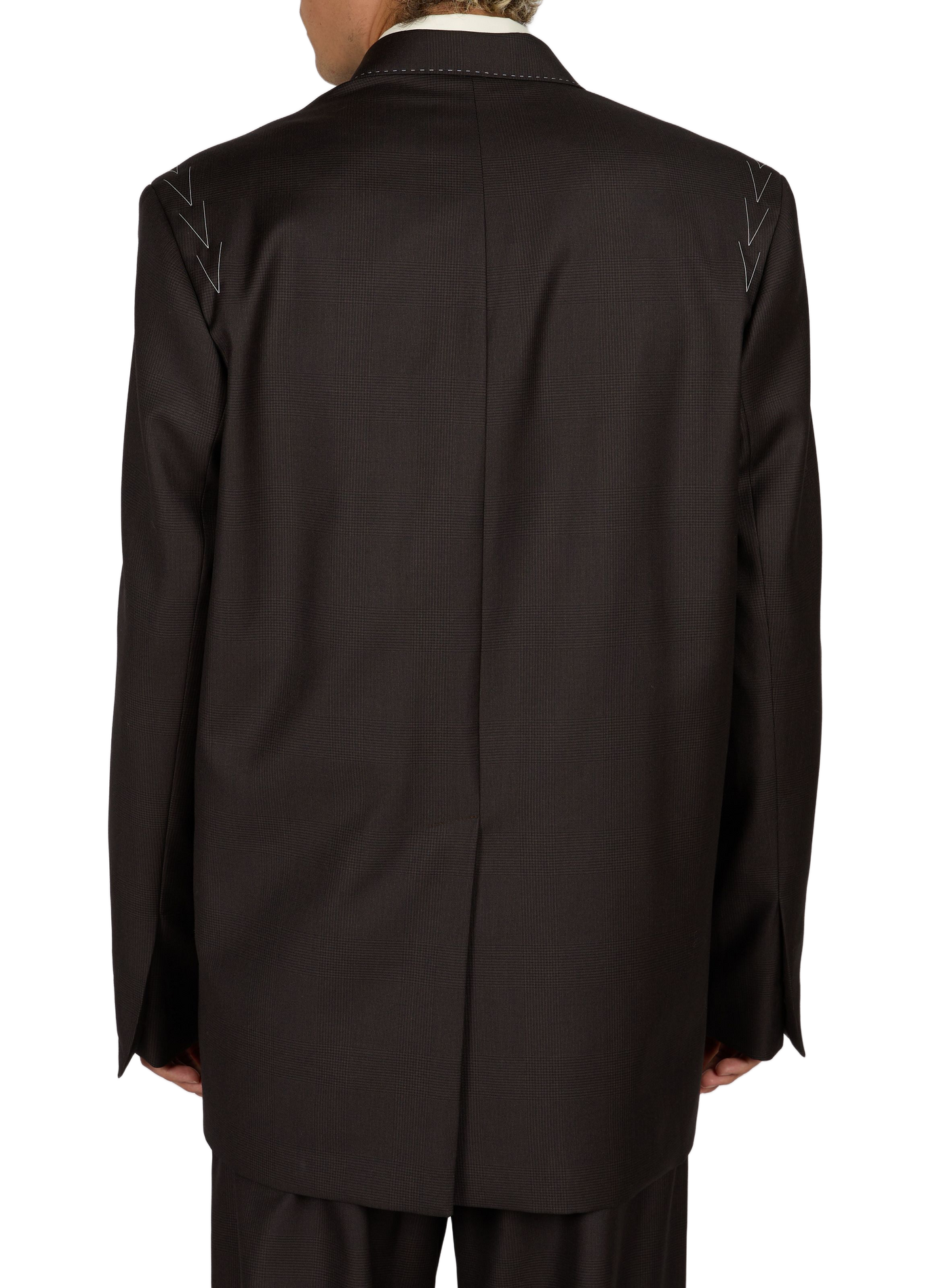 Gerader Blazer mit Wollmuster SONIA CARRASCO Braun