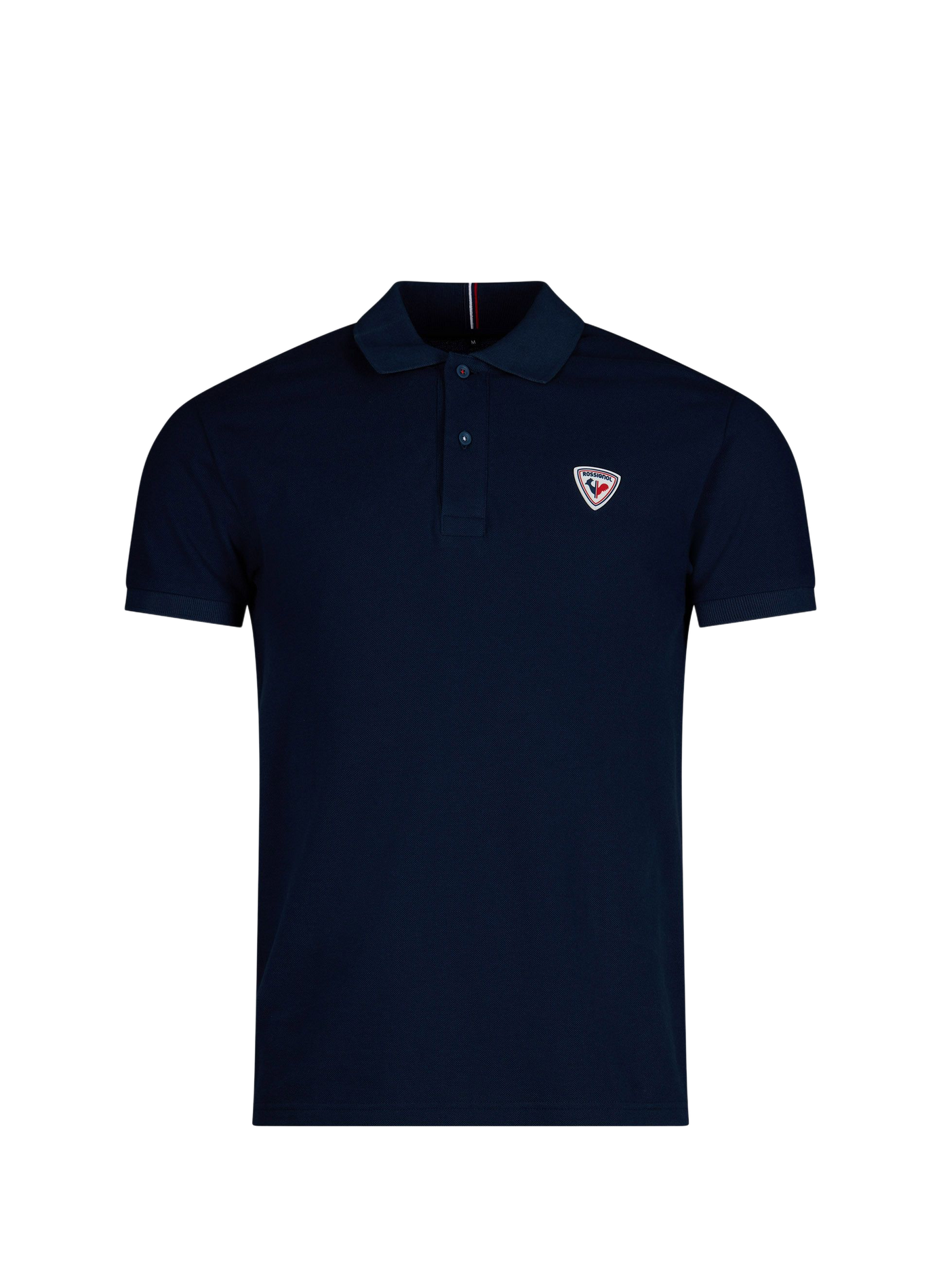 Polo recto de manga corta en algodón ROSSIGNOL Azul