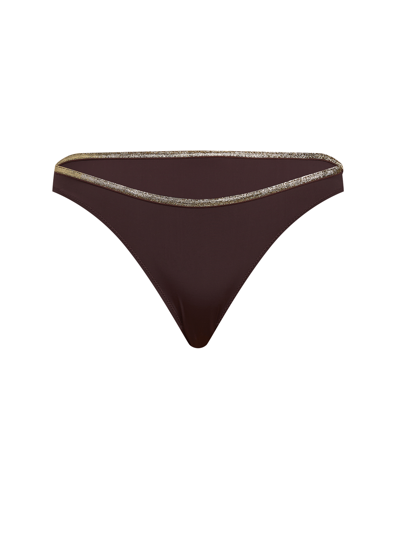Culotte mit glitzerndem Bund LA NOUVELLE Braun