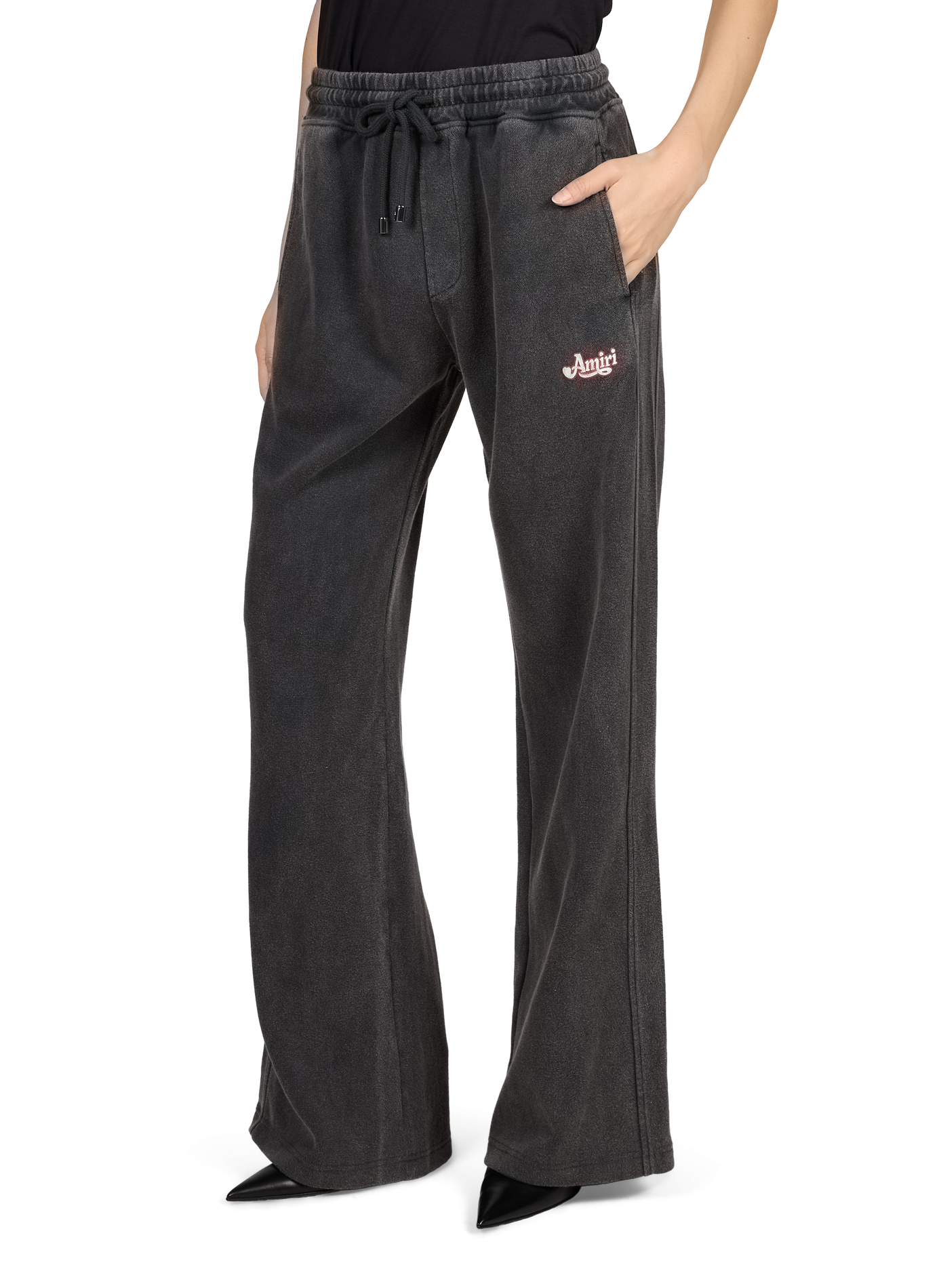 Amiri Heart joggingbroek van katoenmix AMIRI Zwart