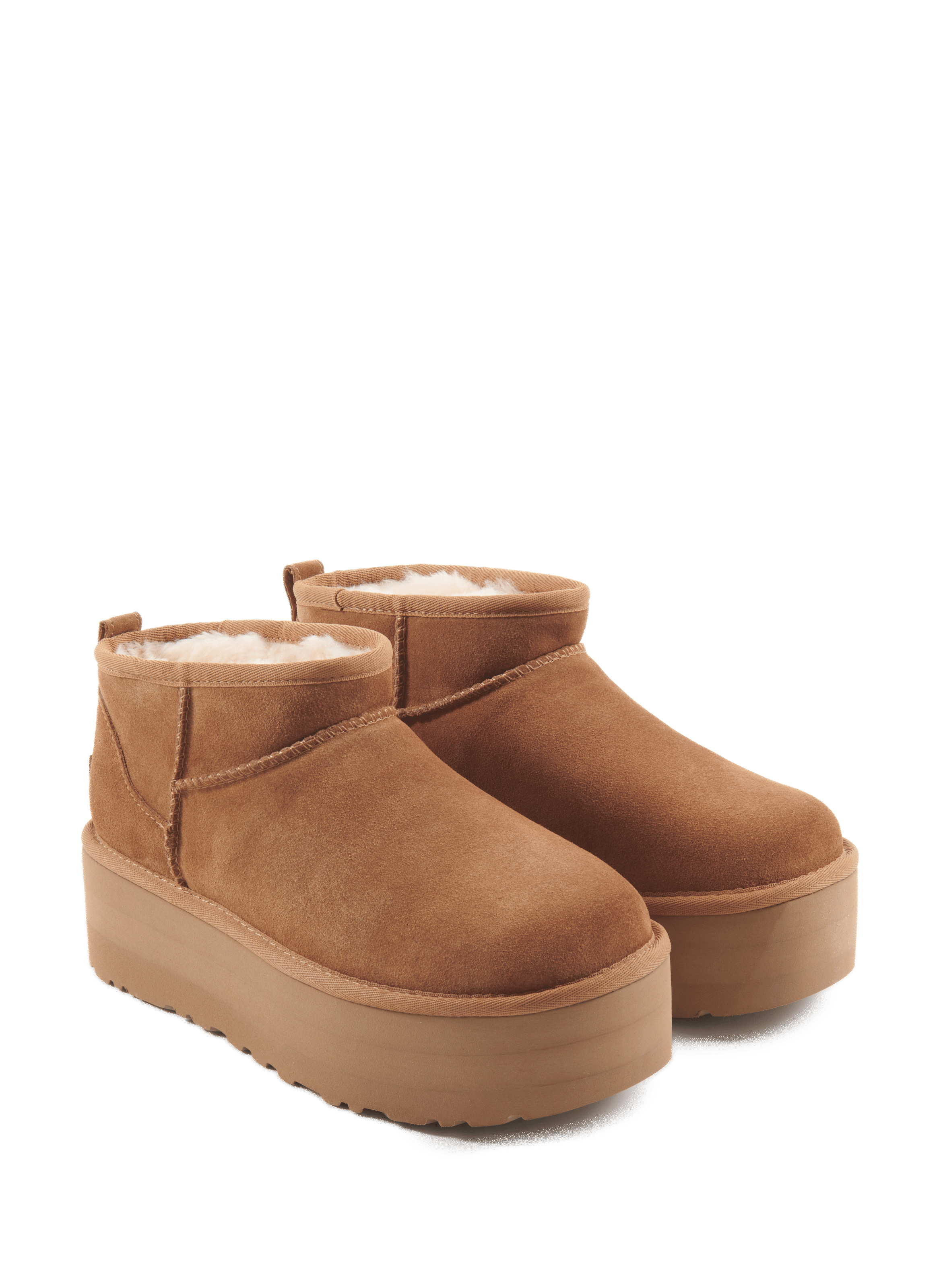 Classic ultra mini plateform UGG Marron