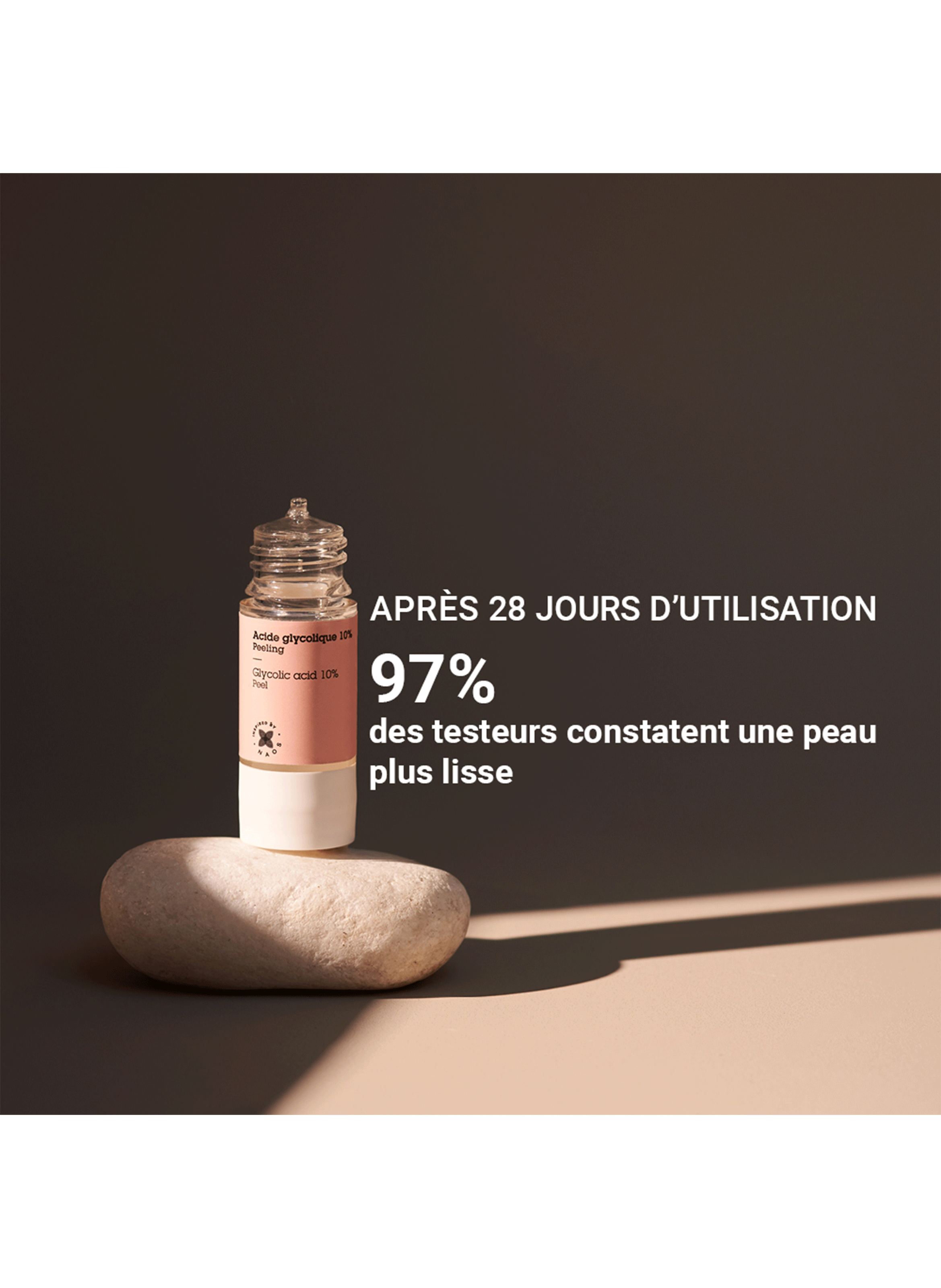 Actif pur acide glycolique 10% ETAT PUR No color