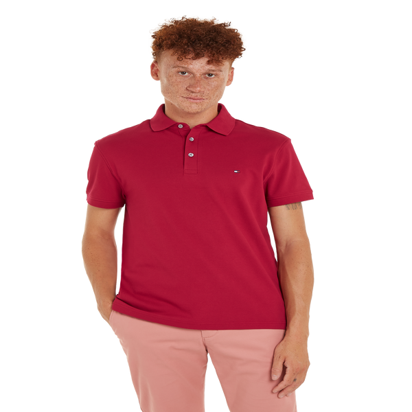 Tommy Hilfiger Iconic 1985 Cotton Piqué Polo Shirt In Red