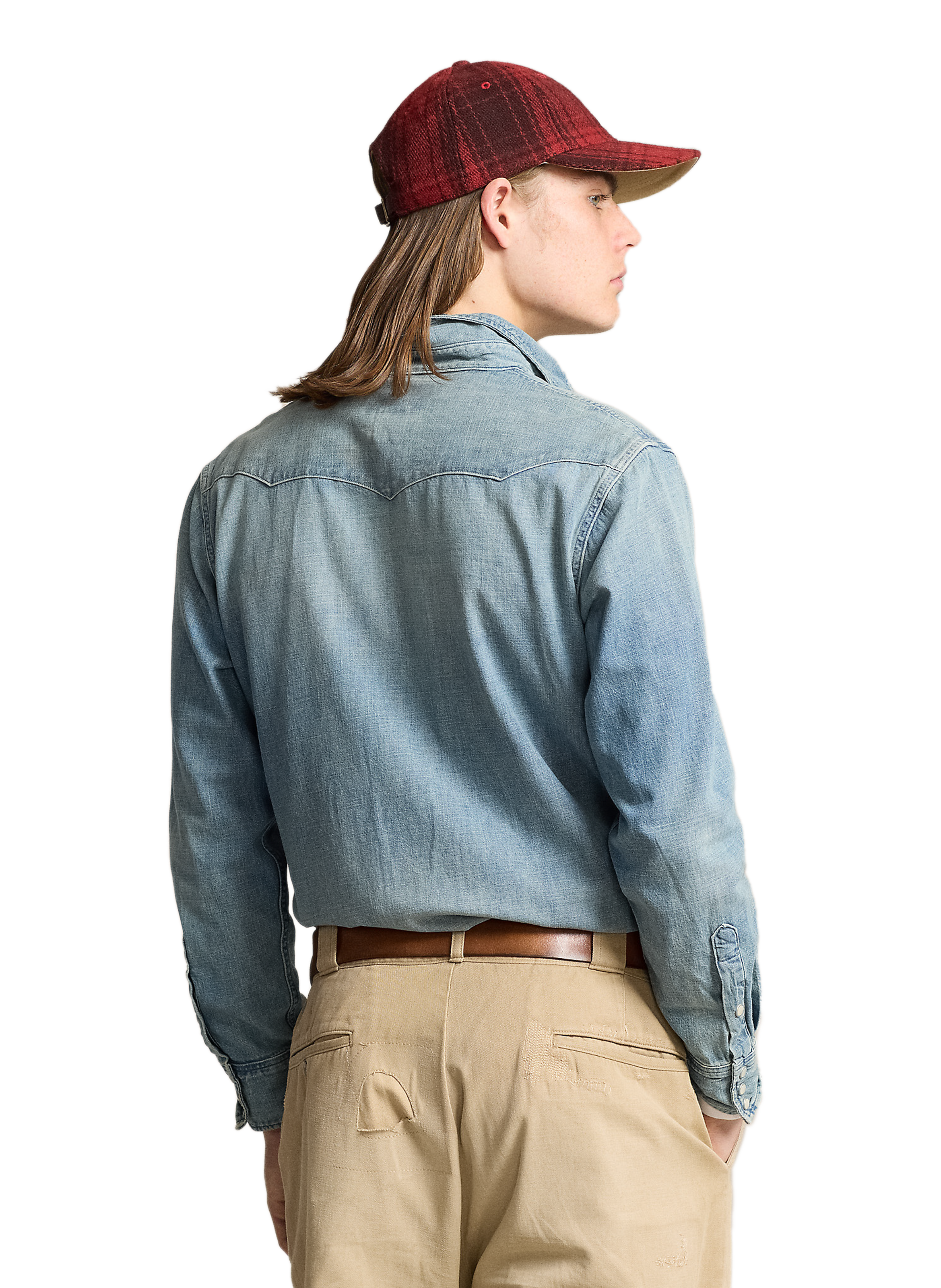 Iconic Western denim shirt POLO RALPH LAUREN Blue