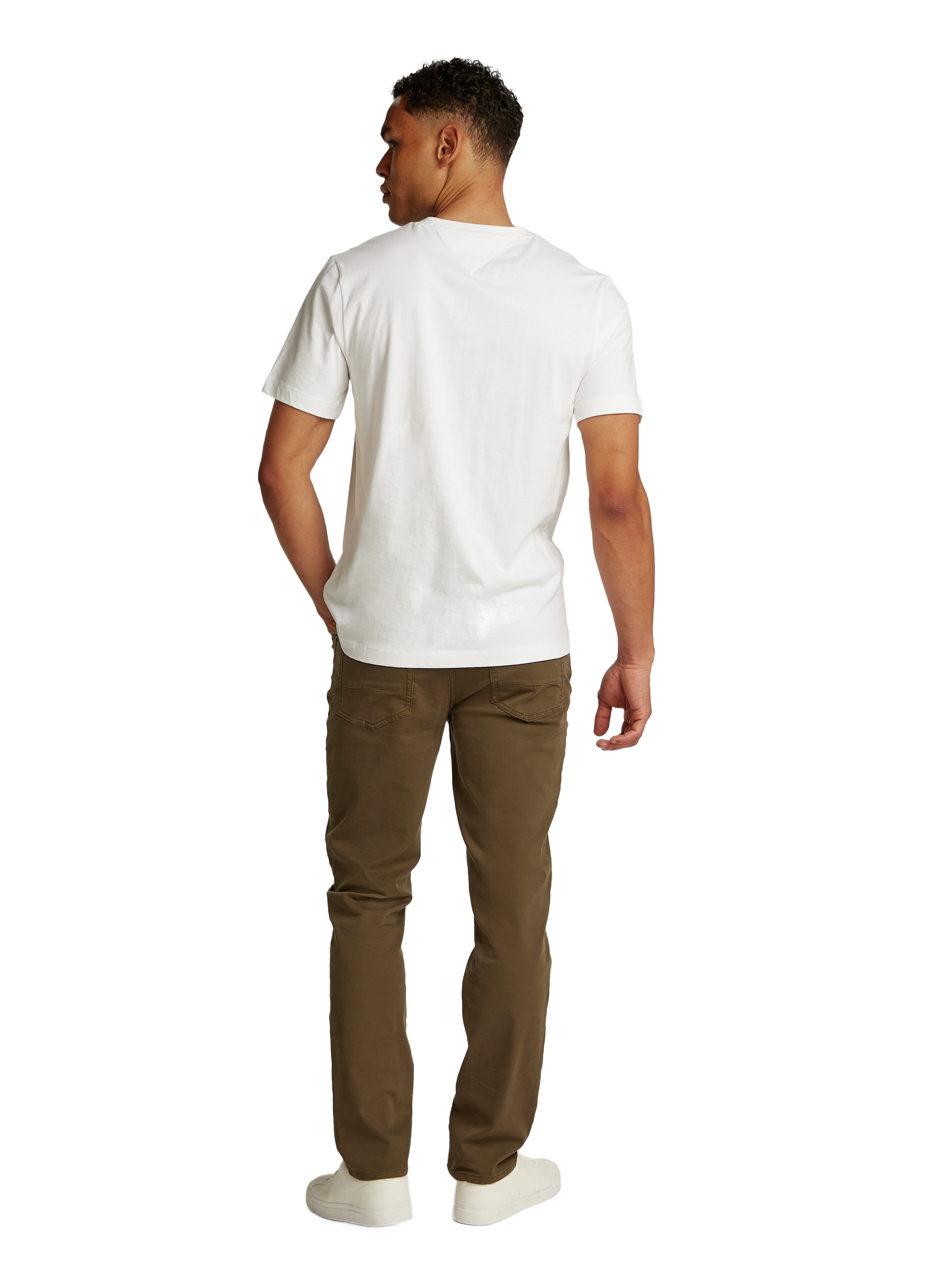 V-neck T-shirt TOMMY HILFIGER White