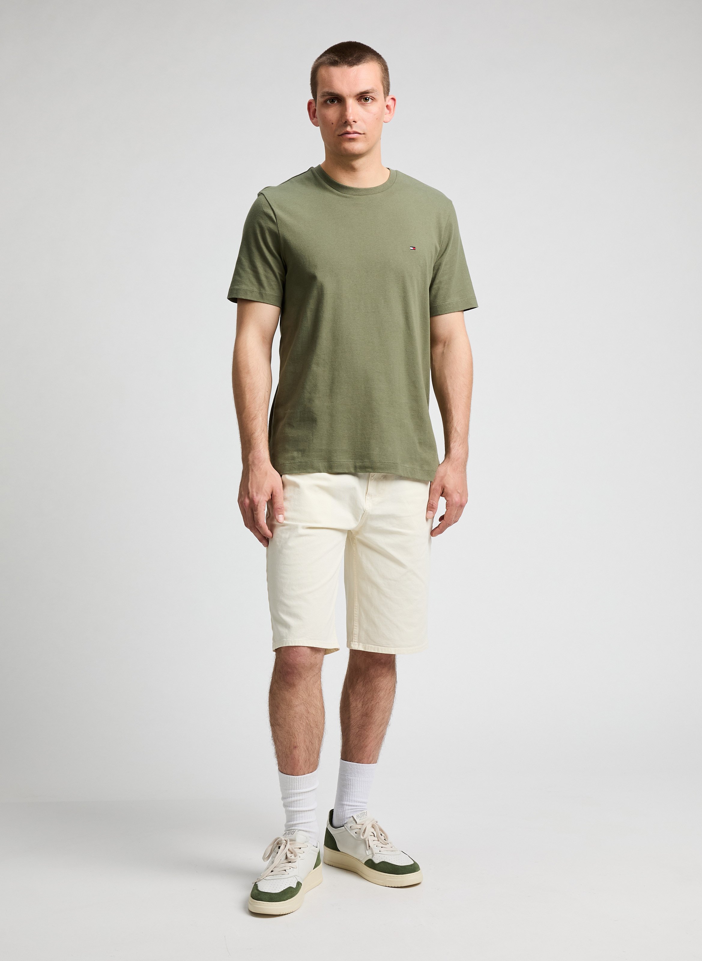 Cotton T-shirt TOMMY HILFIGER Green
