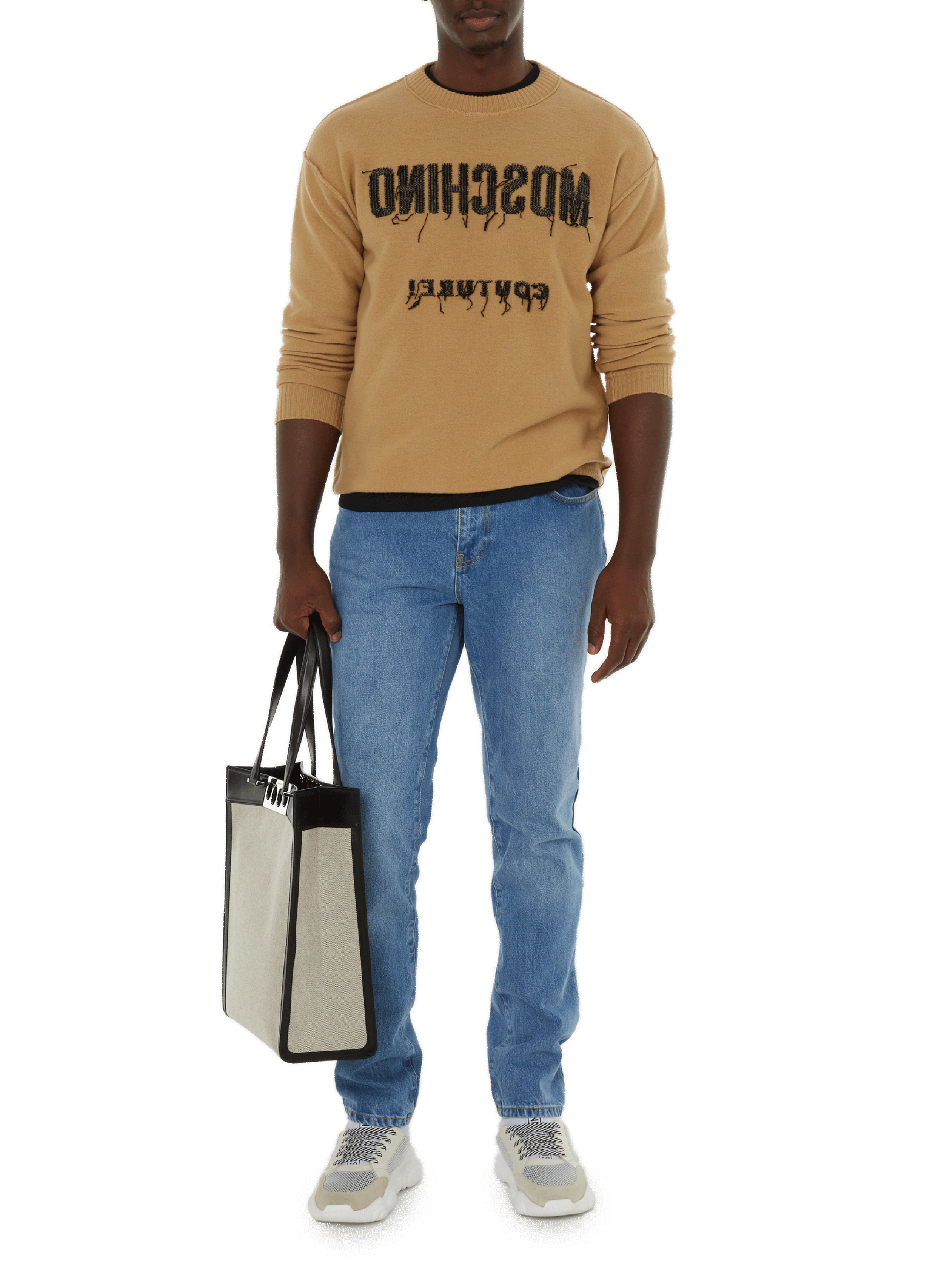 Teddy Patch jeans  MOSCHINO Blue