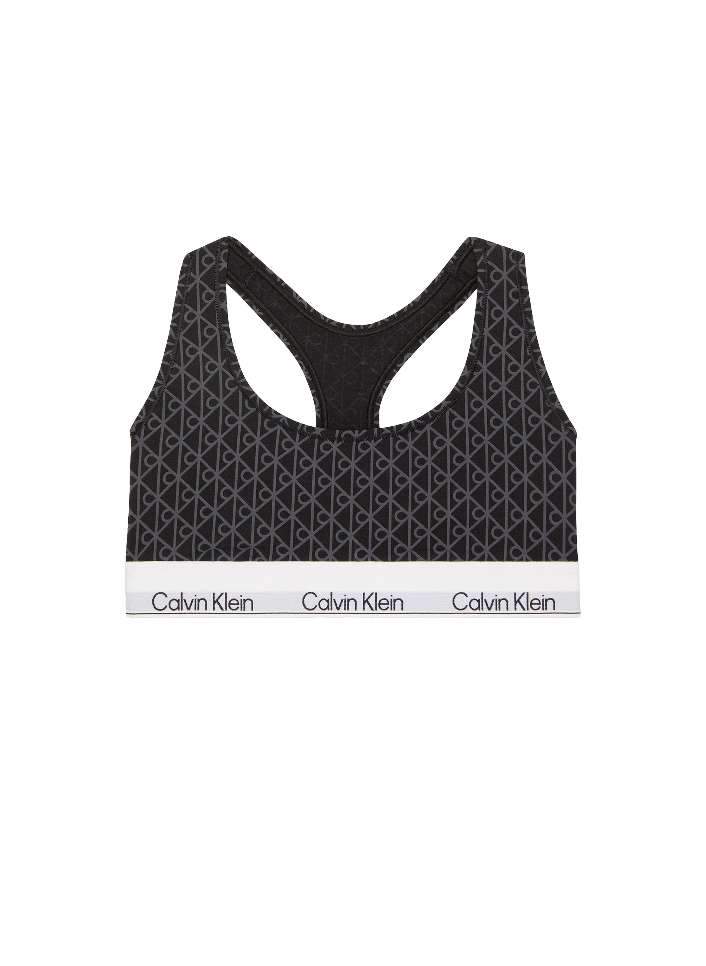 CALVIN KLEIN Cotton bra top Black