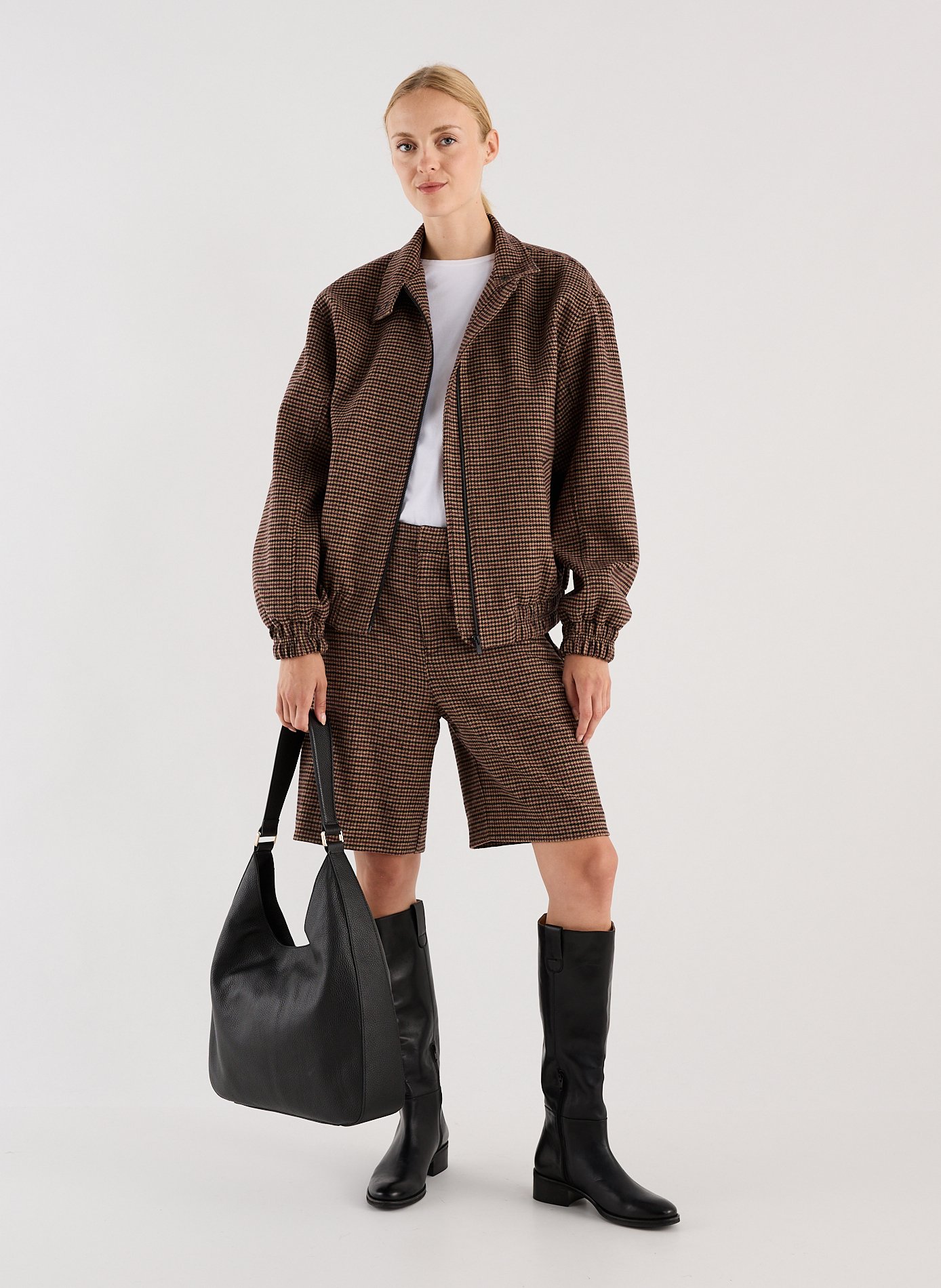 Sac à main Gustin en cuir SAISON 1865 Noir