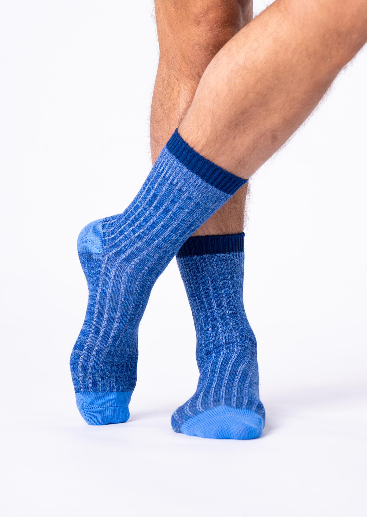 Chaussettes en coton épais club BILLYBELT Bleu