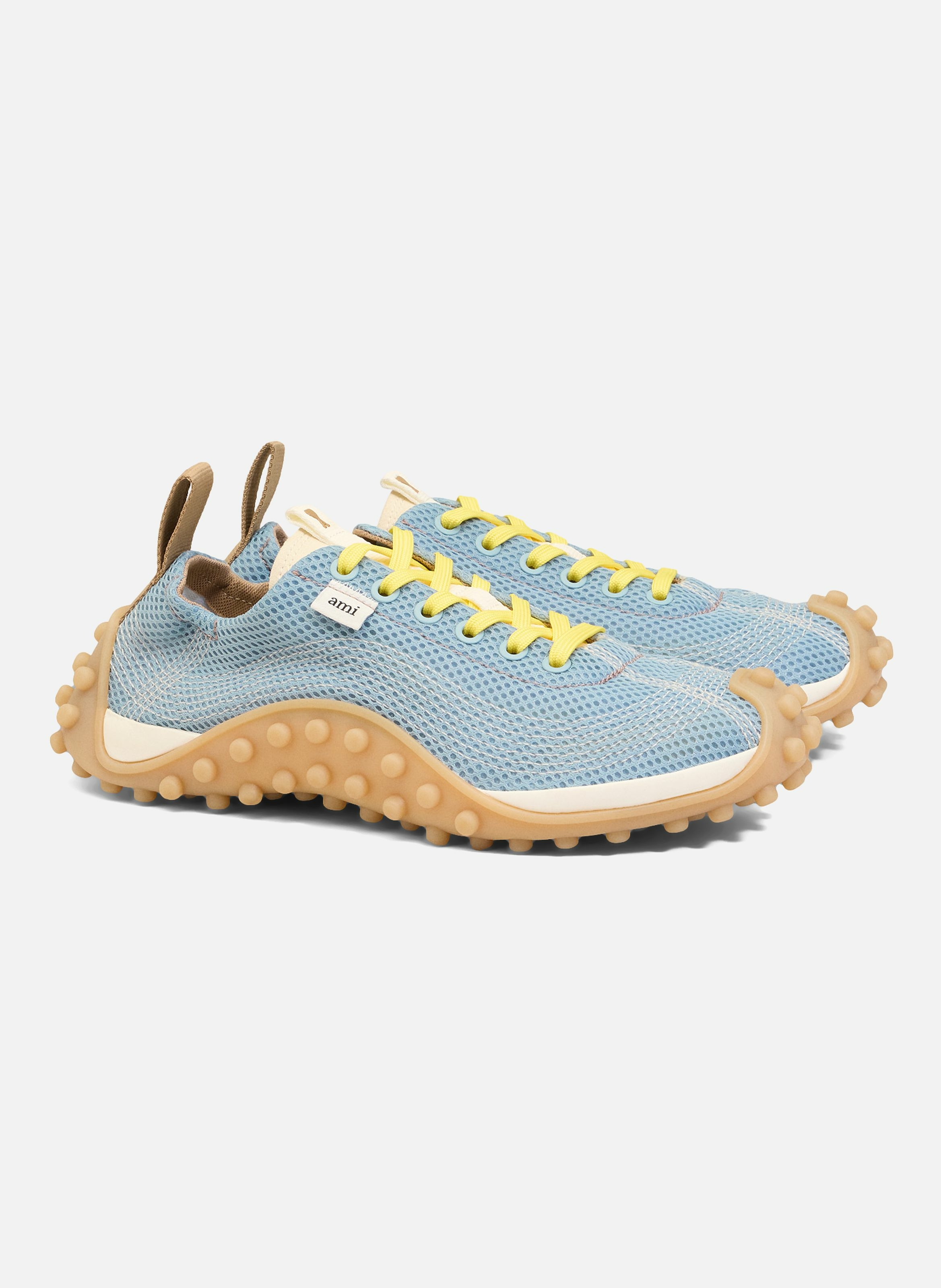 Sneakers mirage unisexes en mesh AMI PARIS Bleu
