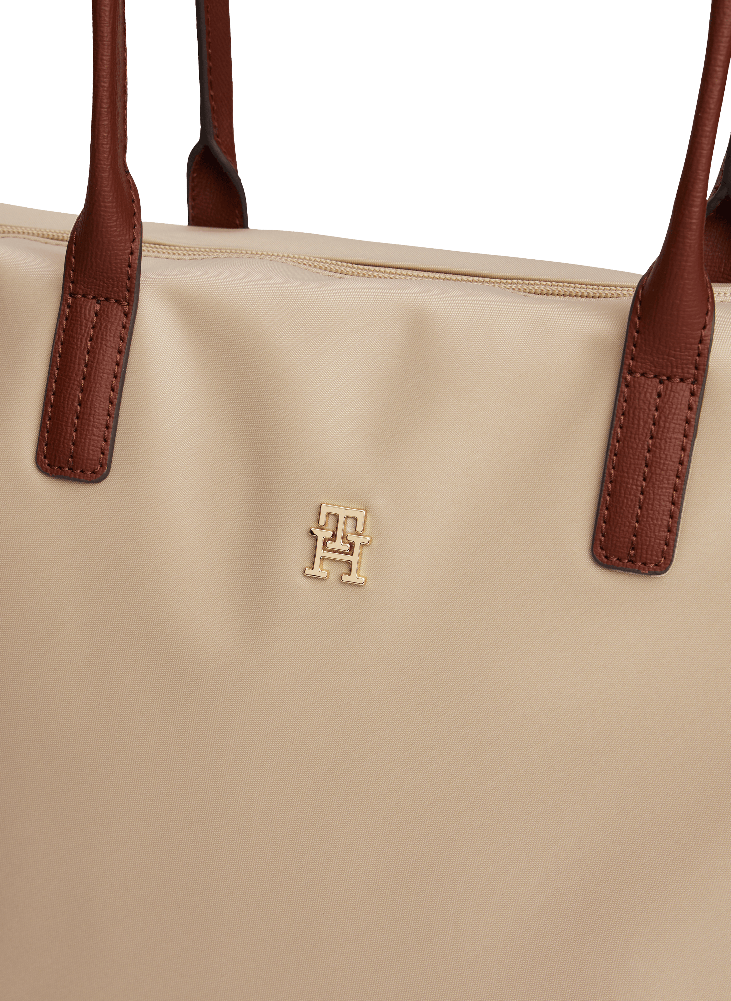 Sac épaule uni TOMMY HILFIGER Beige