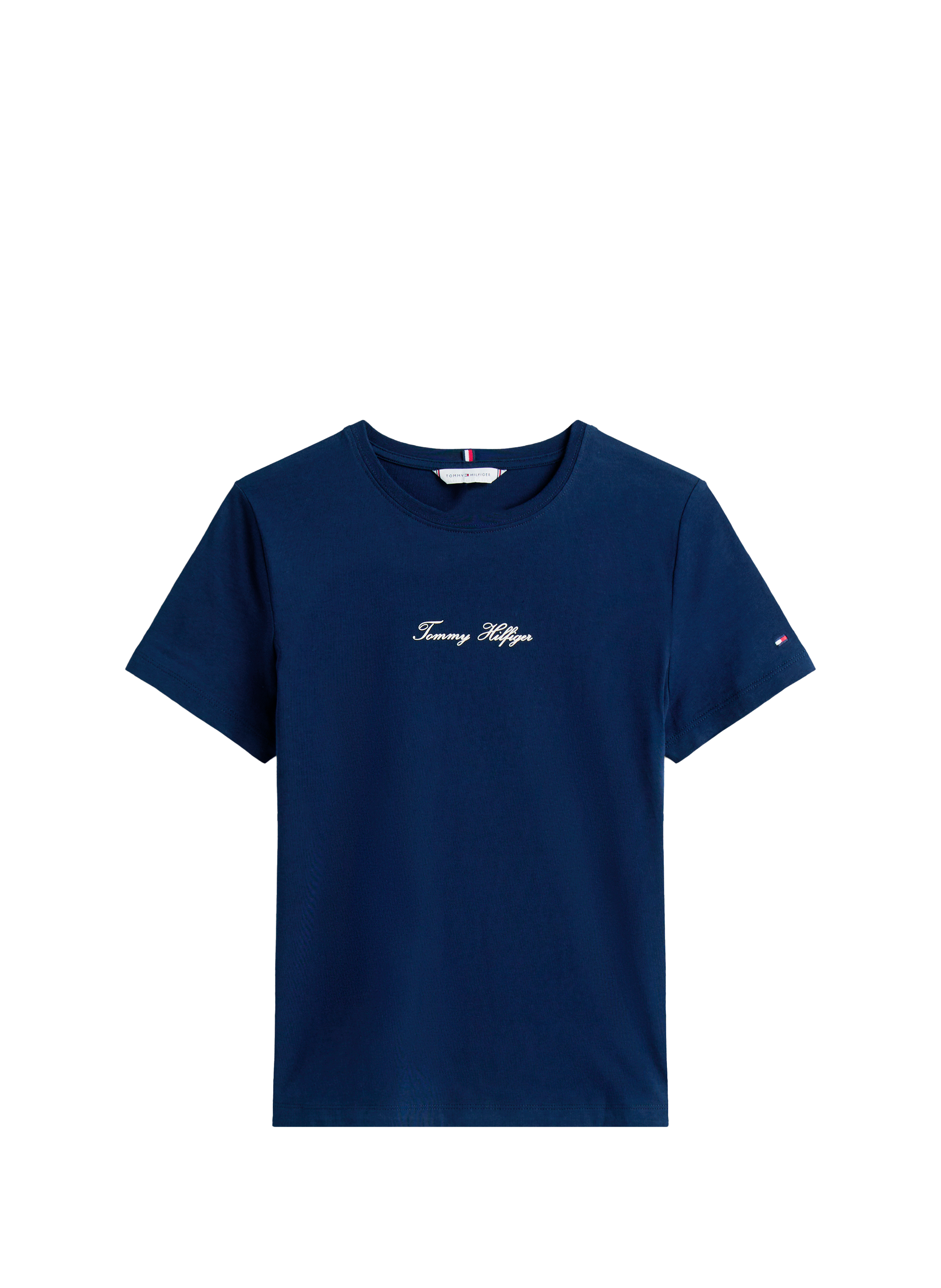 T-shirt à logo en coton TOMMY HILFIGER Bleu