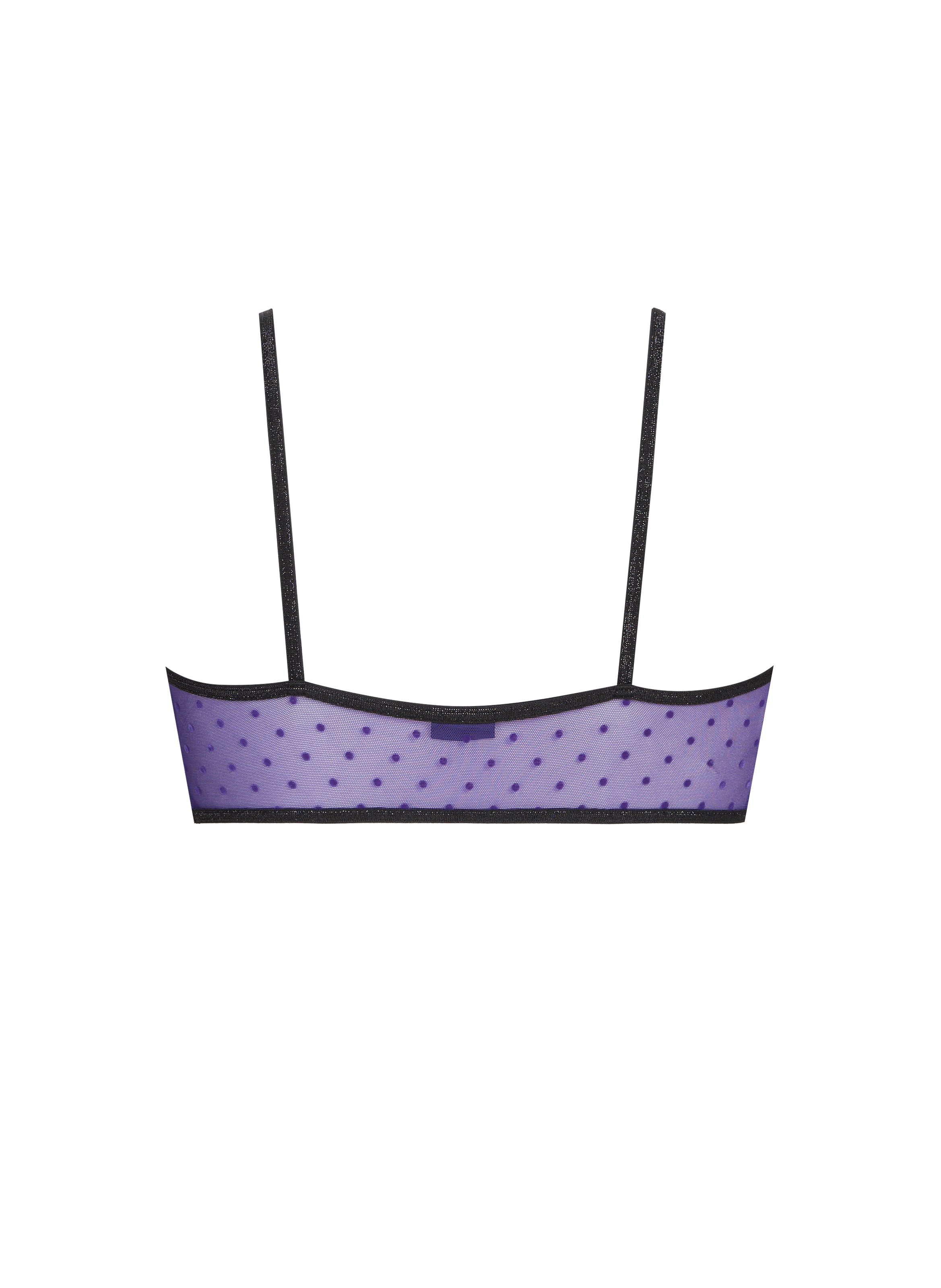 Triangle bra with thin straps LA NOUVELLE Purple