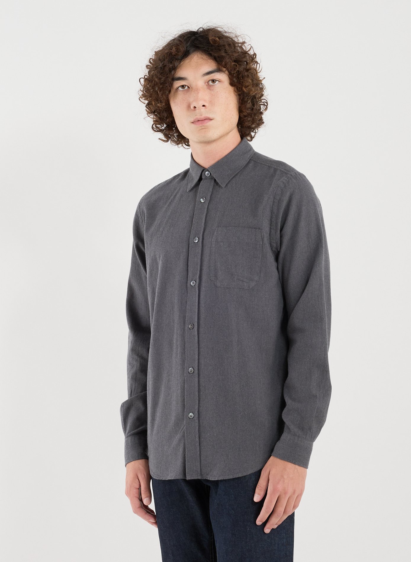 CLOSED Chemise droite en coton Gris