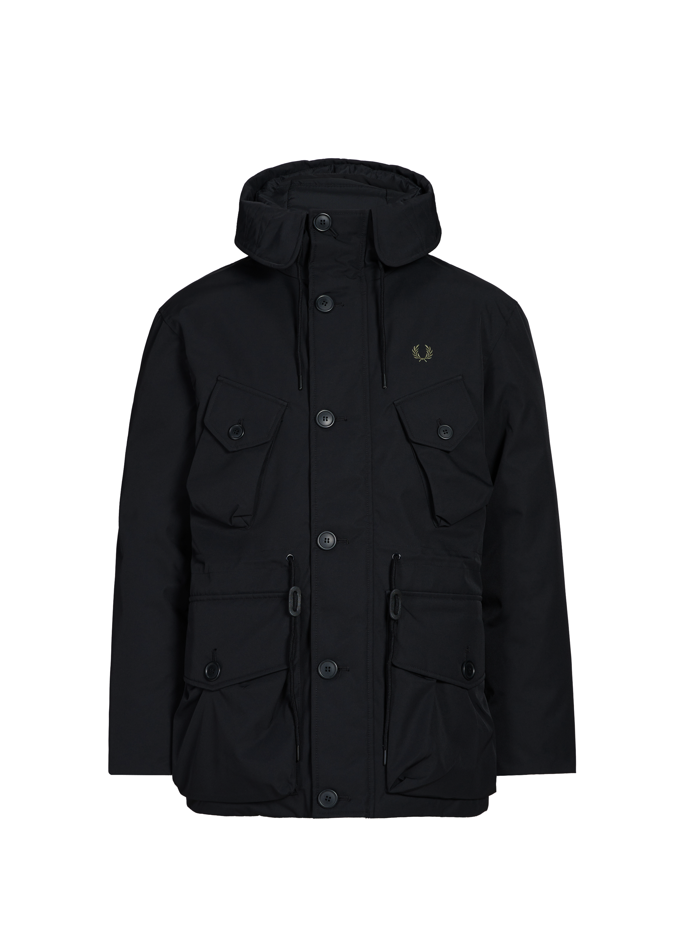 Parka à capuche FRED PERRY Noir