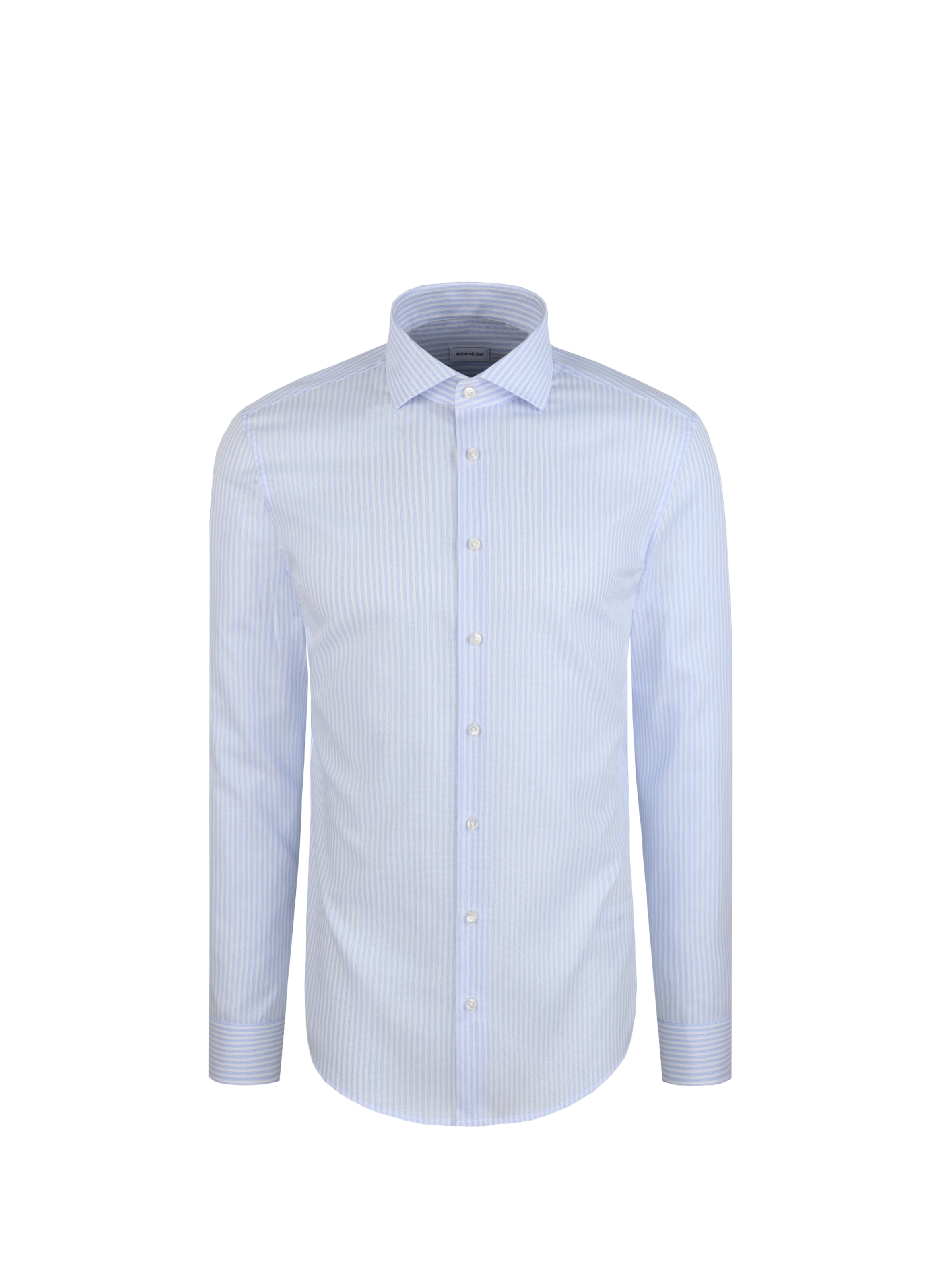 Chemise à rayures en coton SEIDENSTICKER Bleu